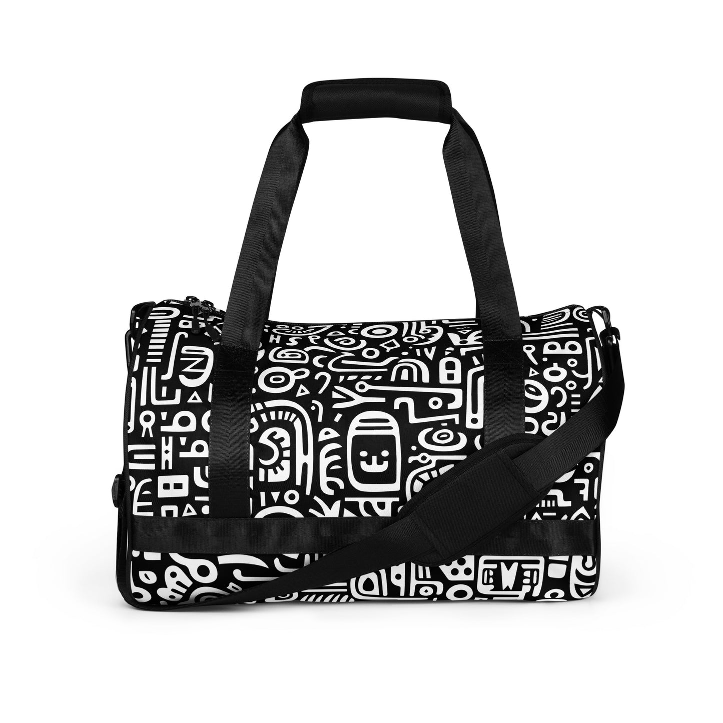 African Symbols All-over print gym bag || abasani