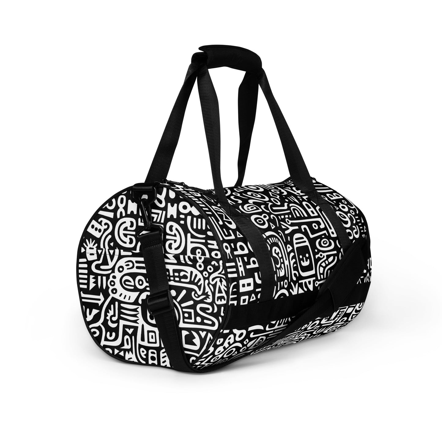 African Symbols All-over print gym bag || abasani