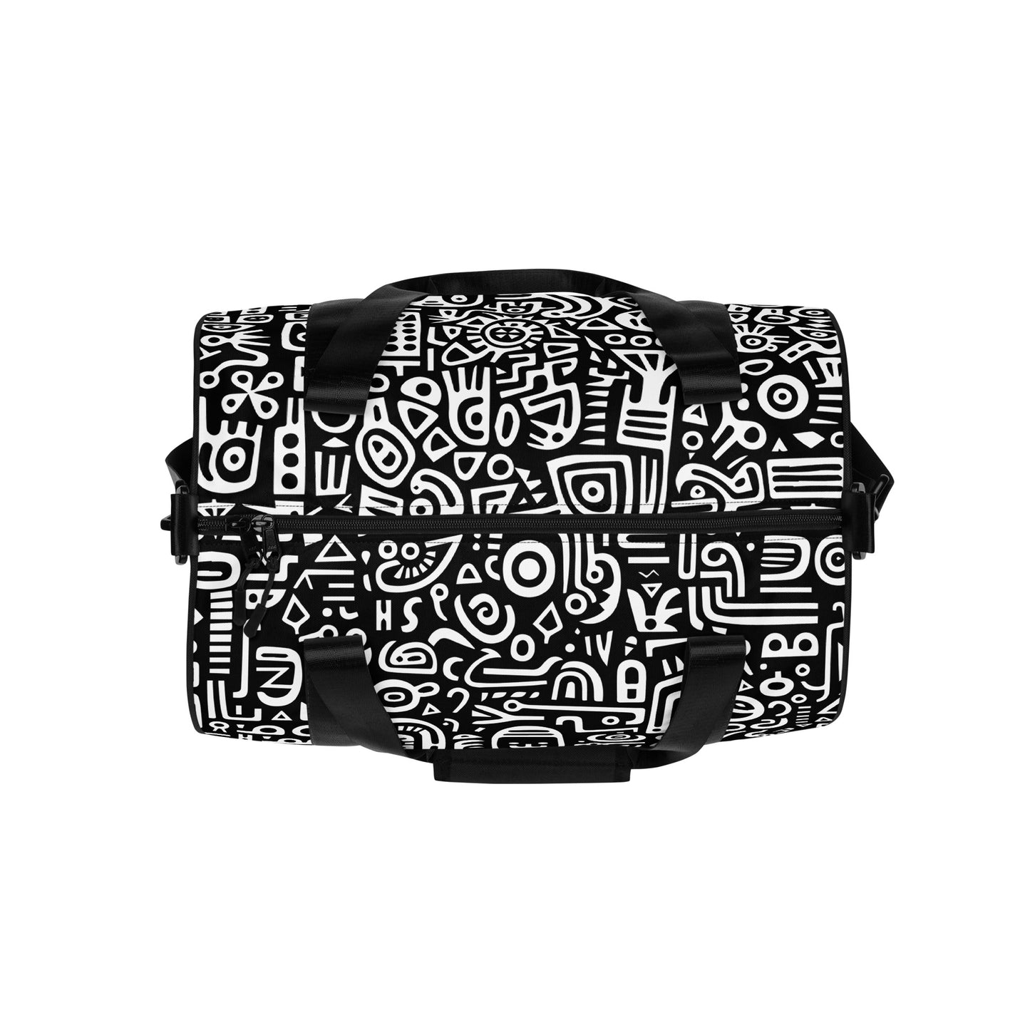 African Symbols All-over print gym bag || abasani