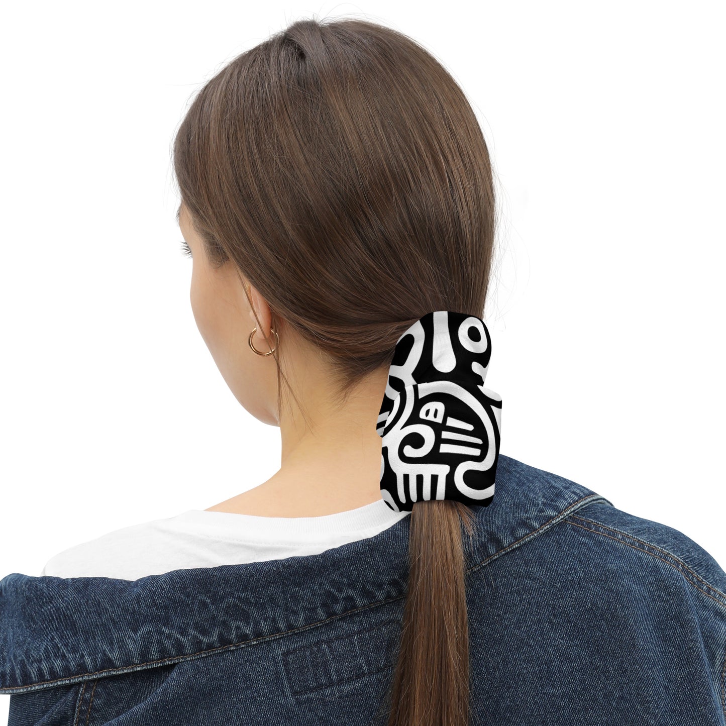 African Adinkra Inspired Symbol Neck Gaiter