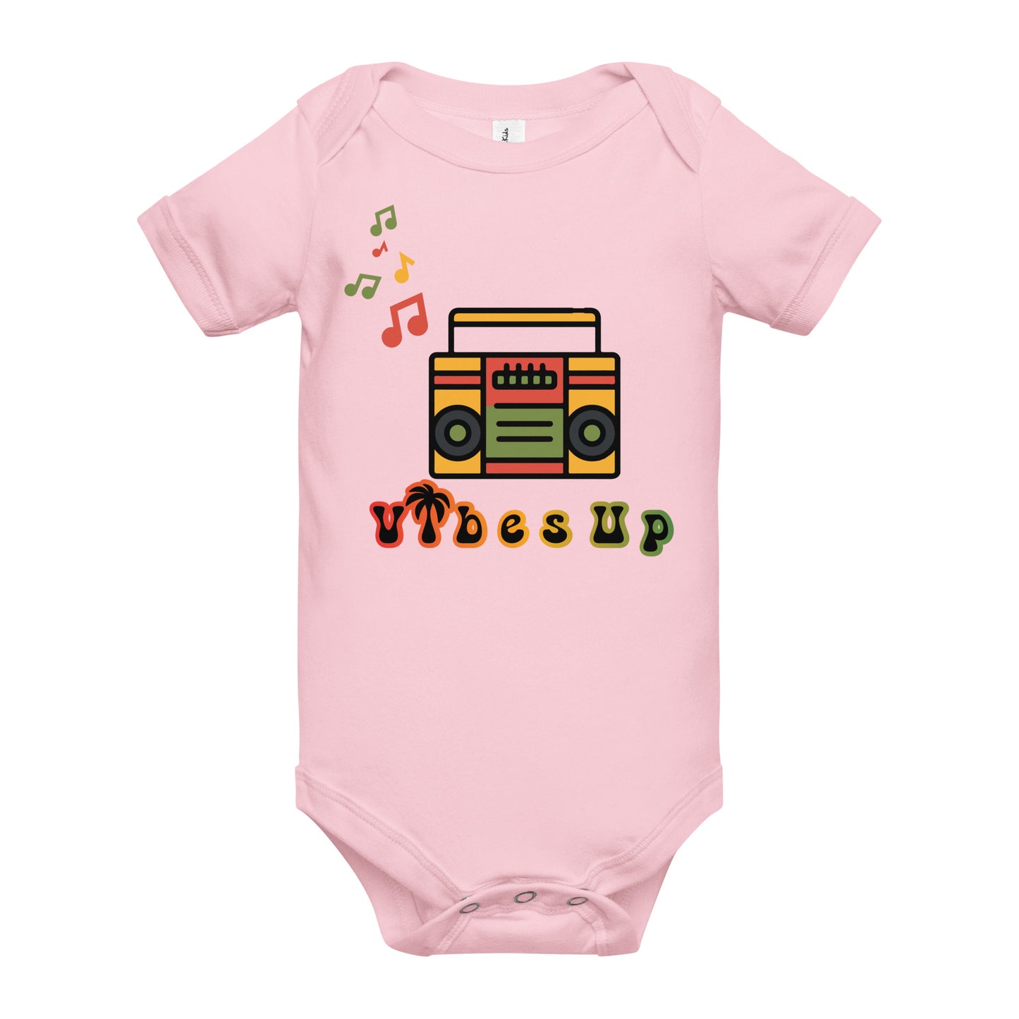 Radio Vibes Up Baby short sleeve one piece || abasani