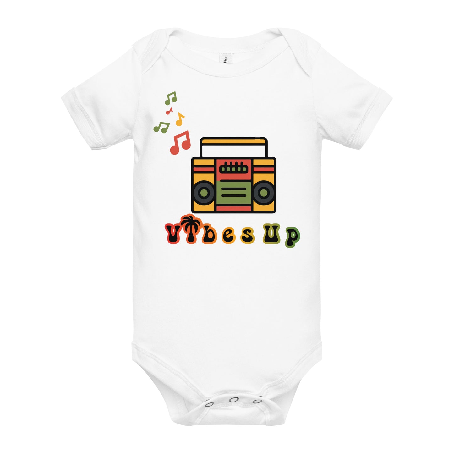 Radio Vibes Up Baby short sleeve one piece || abasani