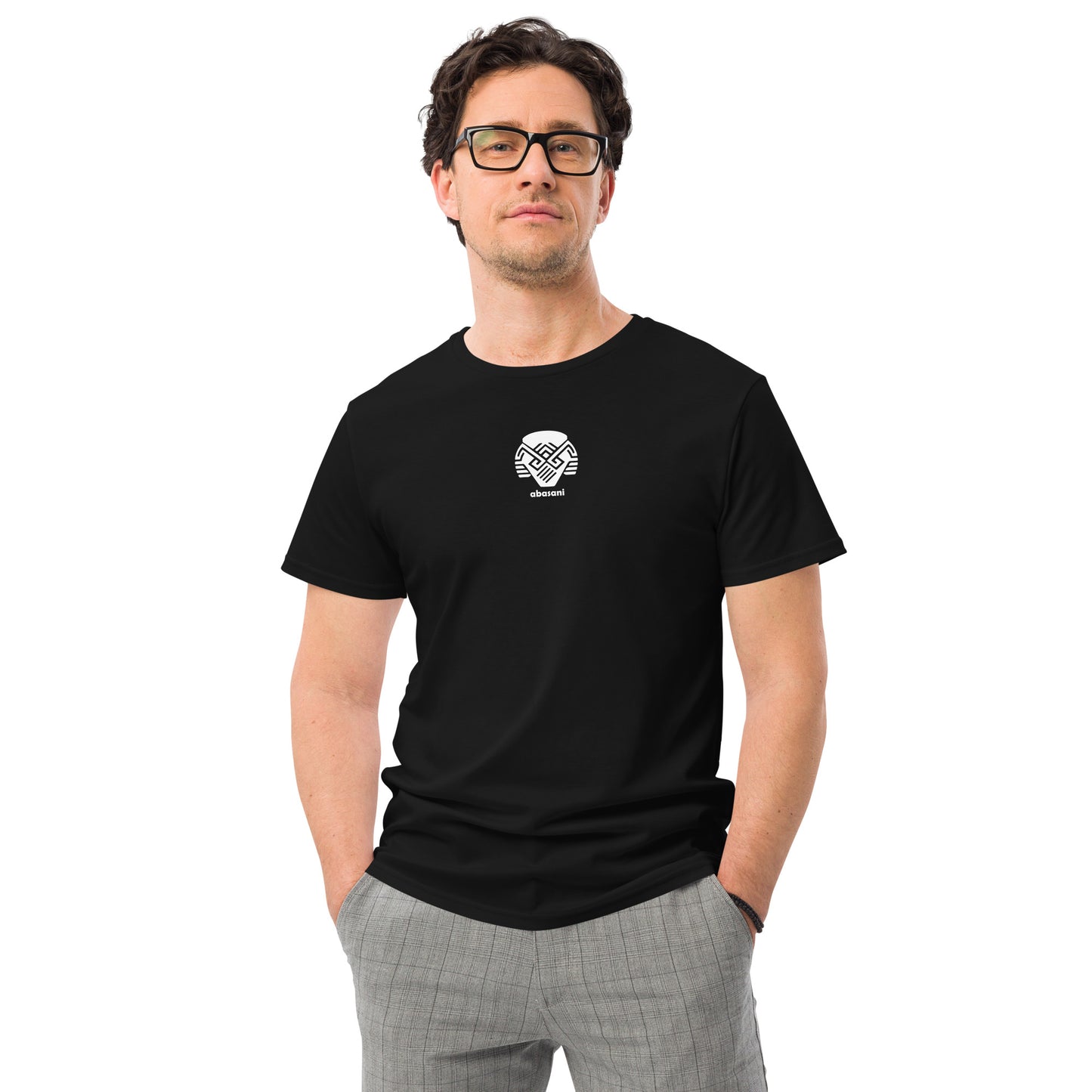 Abasani Logo Men's premium cotton t-shirt || abasani