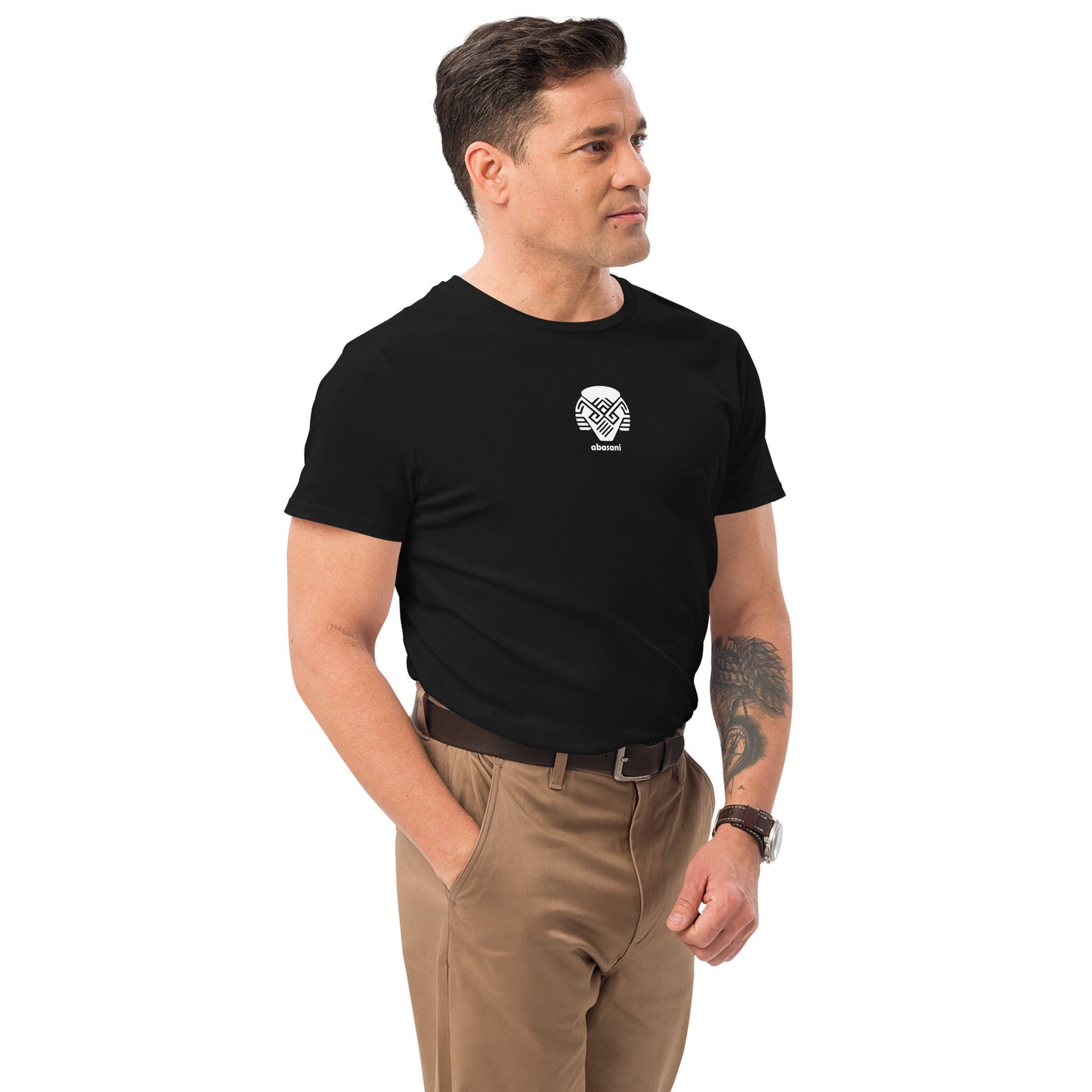 Abasani Logo Men's premium cotton t-shirt || abasani