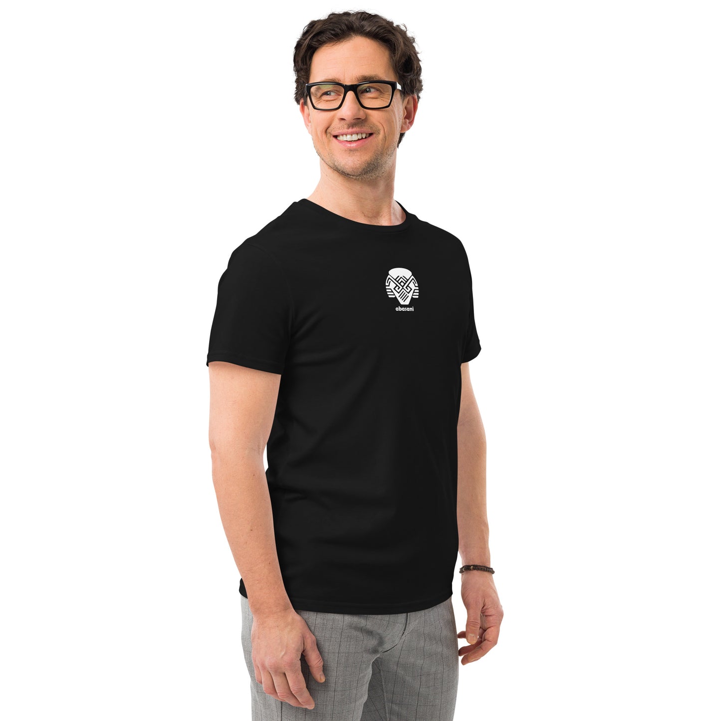 Abasani Logo Men's premium cotton t-shirt || abasani