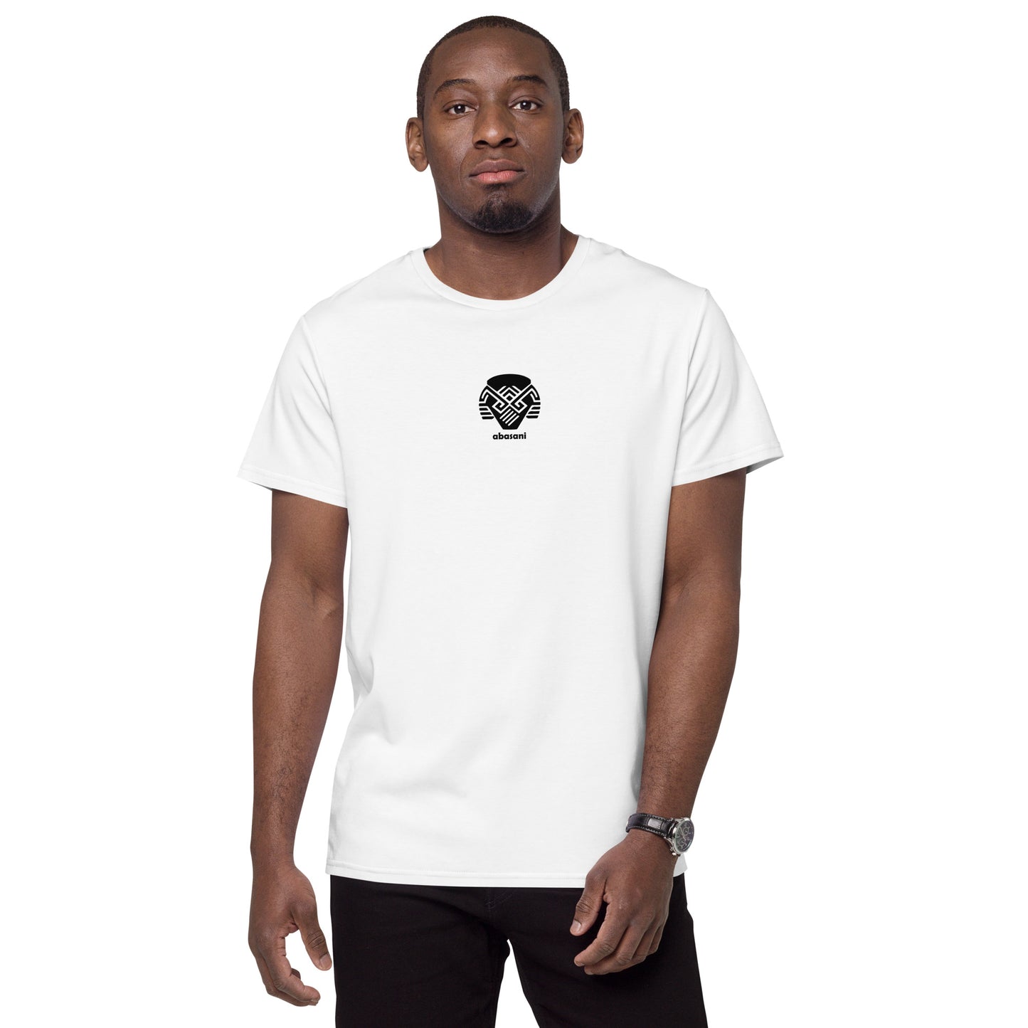 abasani logo Men's premium cotton t-shirt || abasani