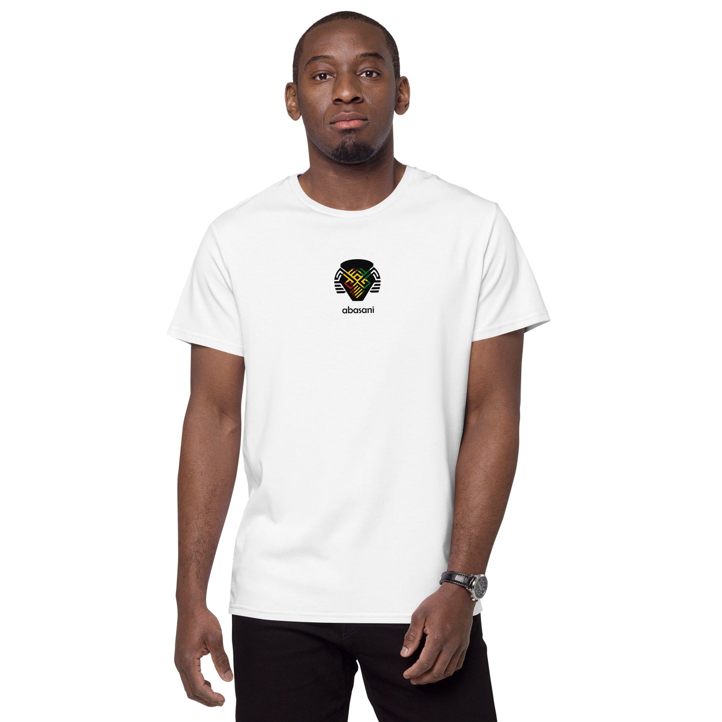 Abasani Logo Men's premium cotton t-shirt || abasani