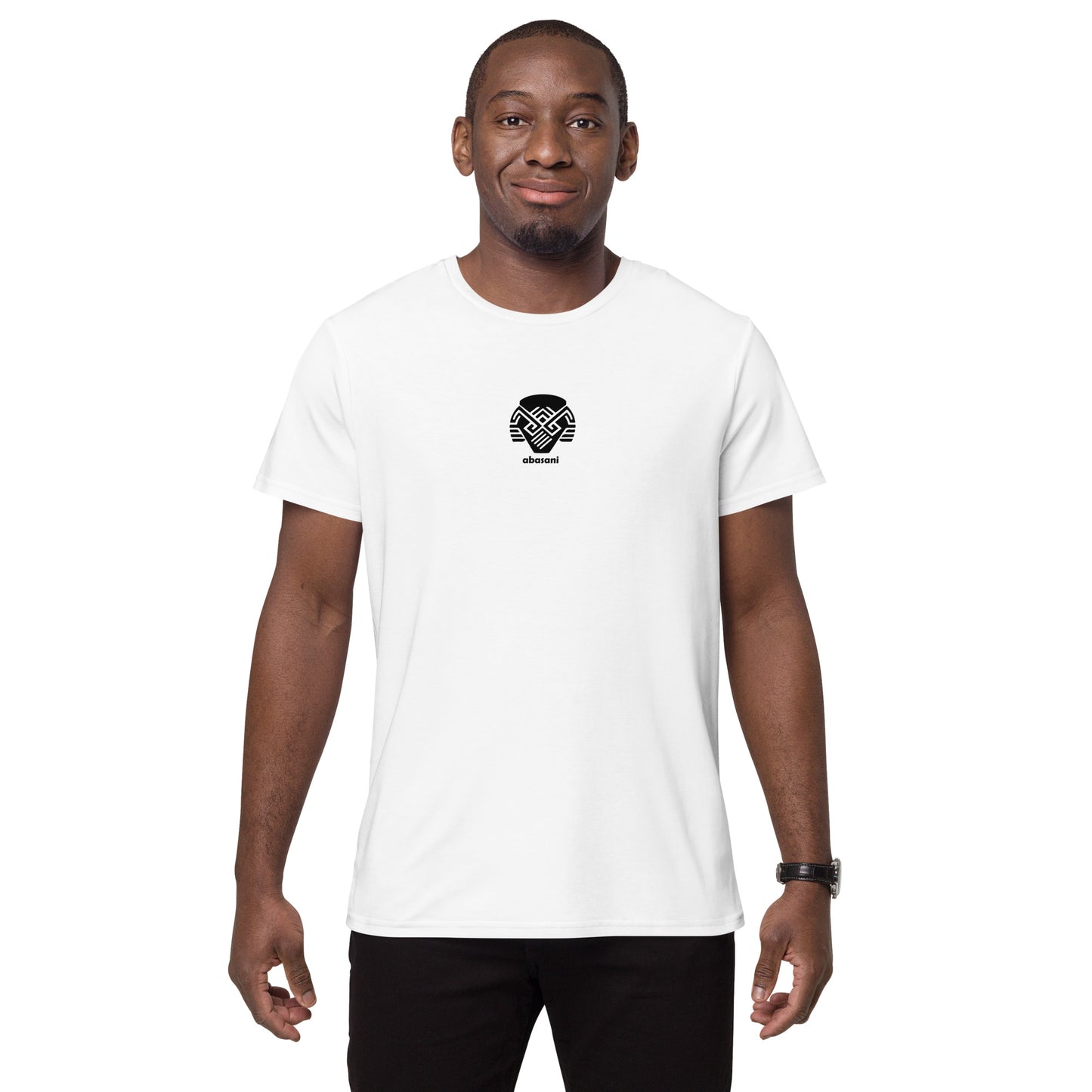 abasani logo Men's premium cotton t-shirt || abasani