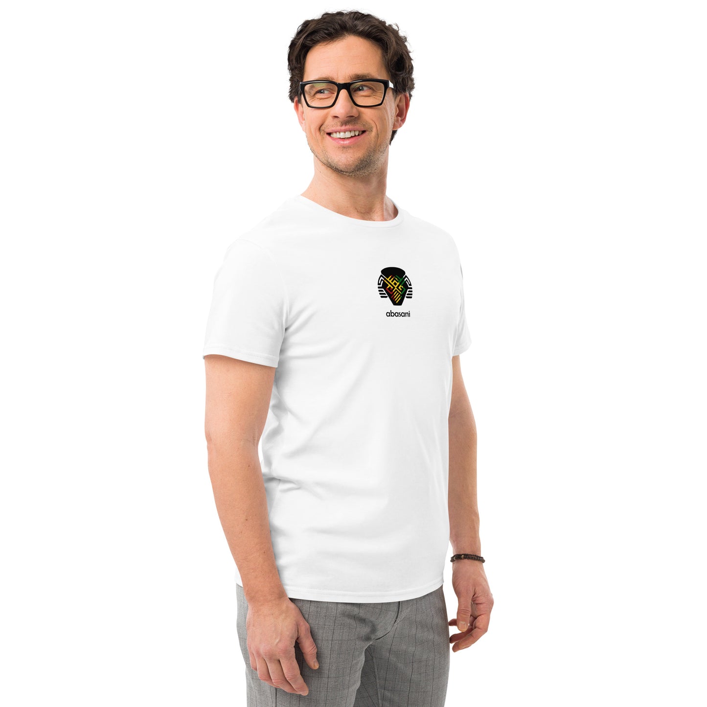 Abasani Logo Men's premium cotton t-shirt || abasani