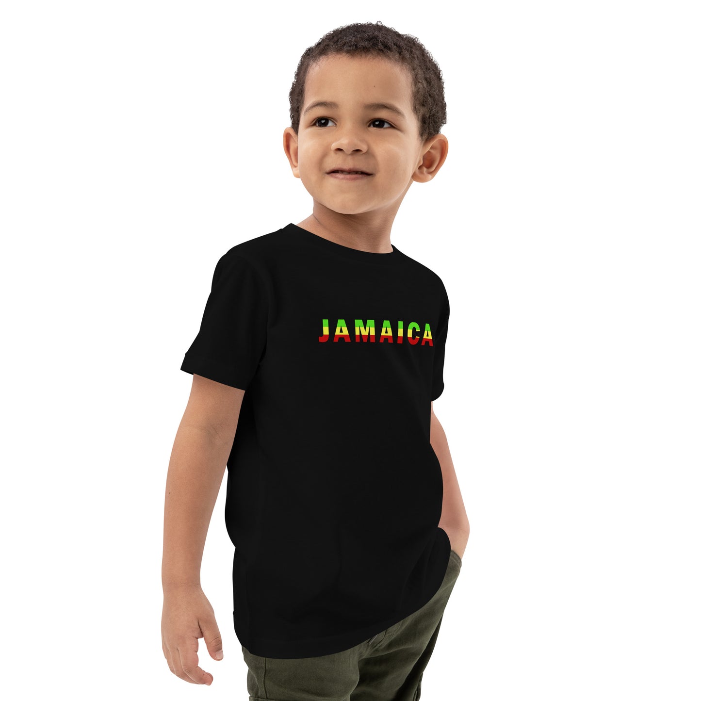 Jamaica Organic cotton kids t-shirt || abasani