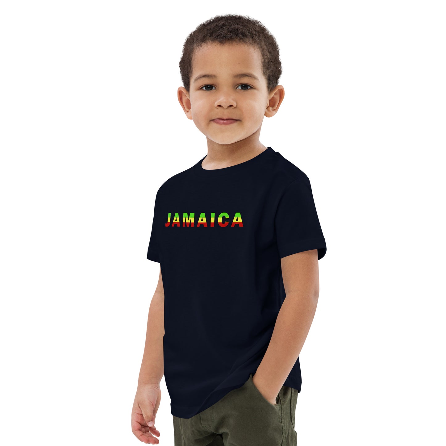 Jamaica Organic cotton kids t-shirt || abasani