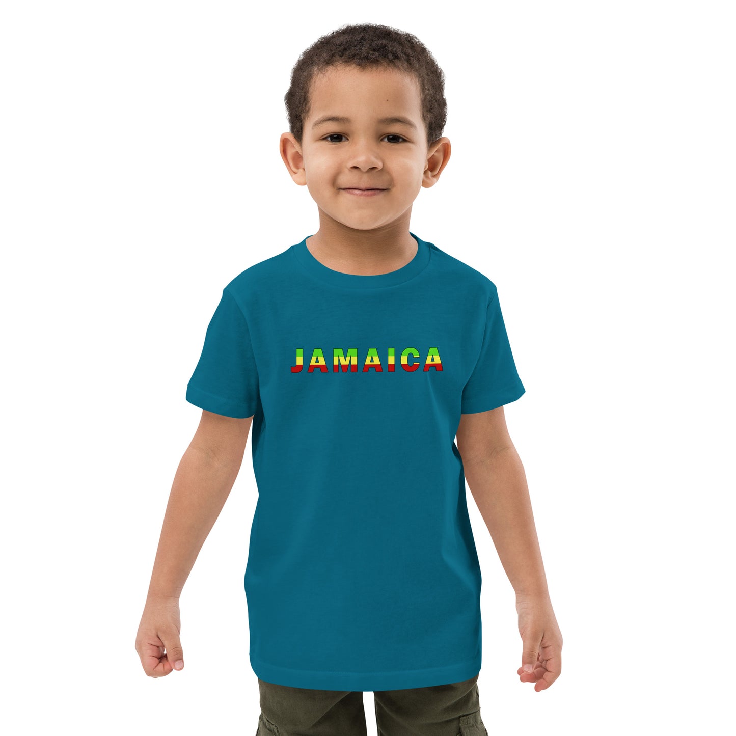 Jamaica Organic cotton kids t-shirt || abasani