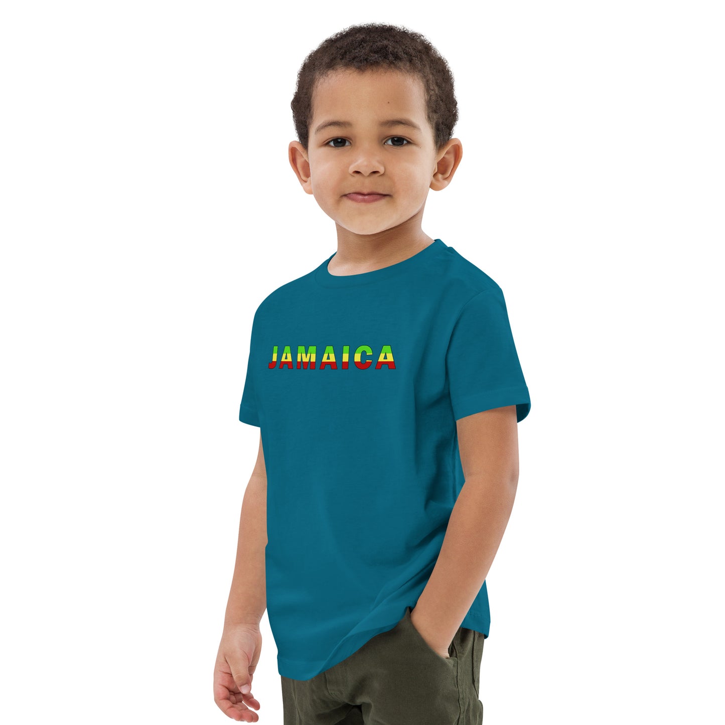 Jamaica Organic cotton kids t-shirt || abasani