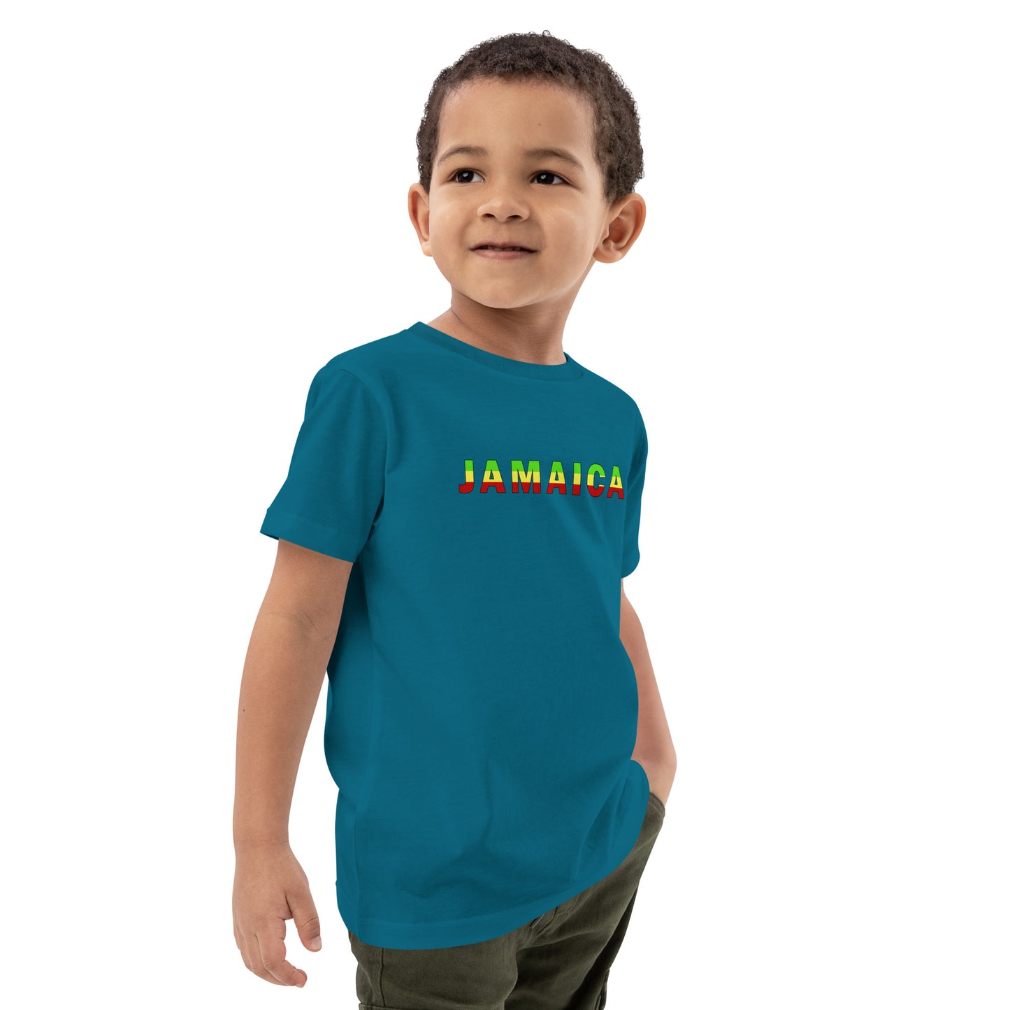 Jamaica Organic cotton kids t-shirt || abasani