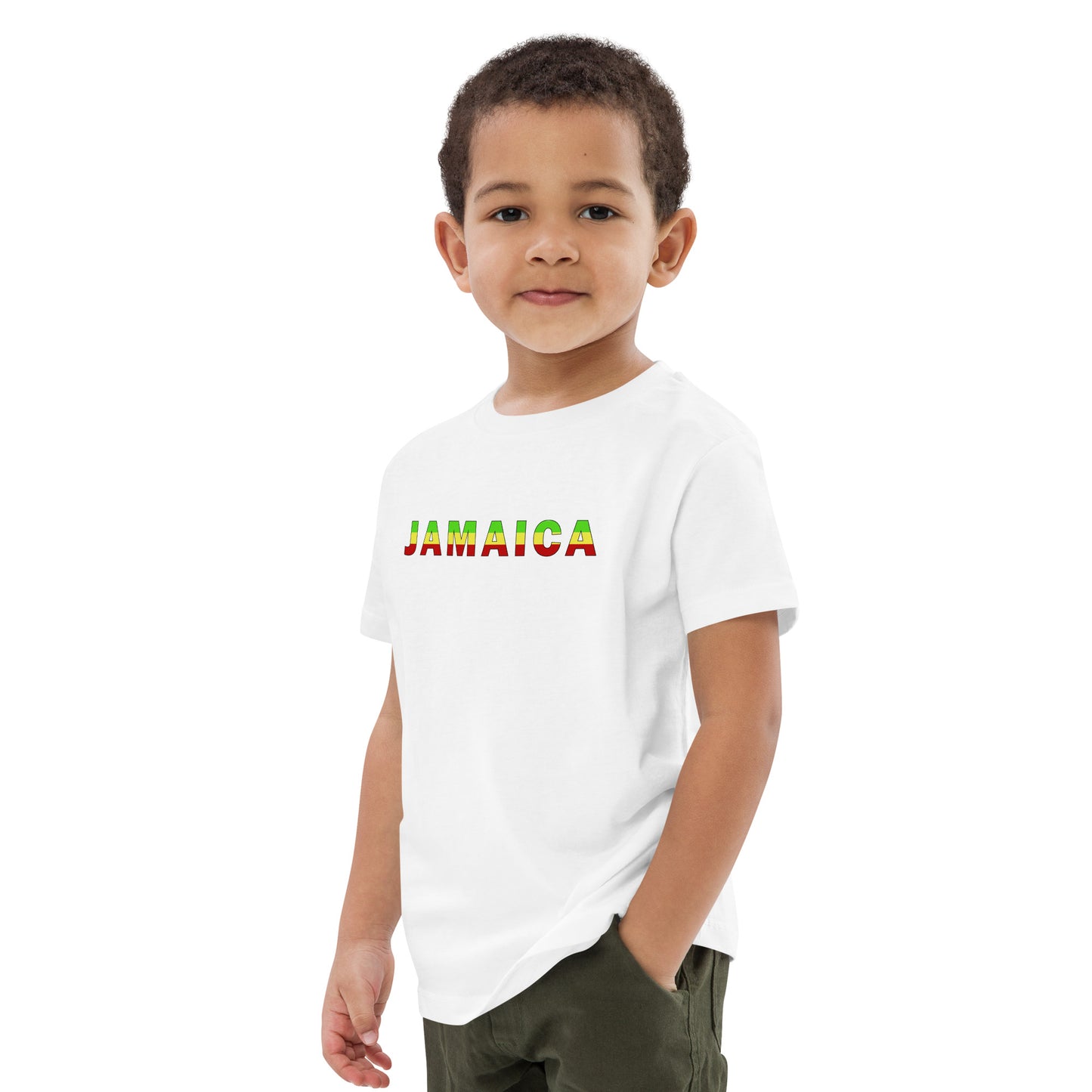 Jamaica Organic cotton kids t-shirt || abasani