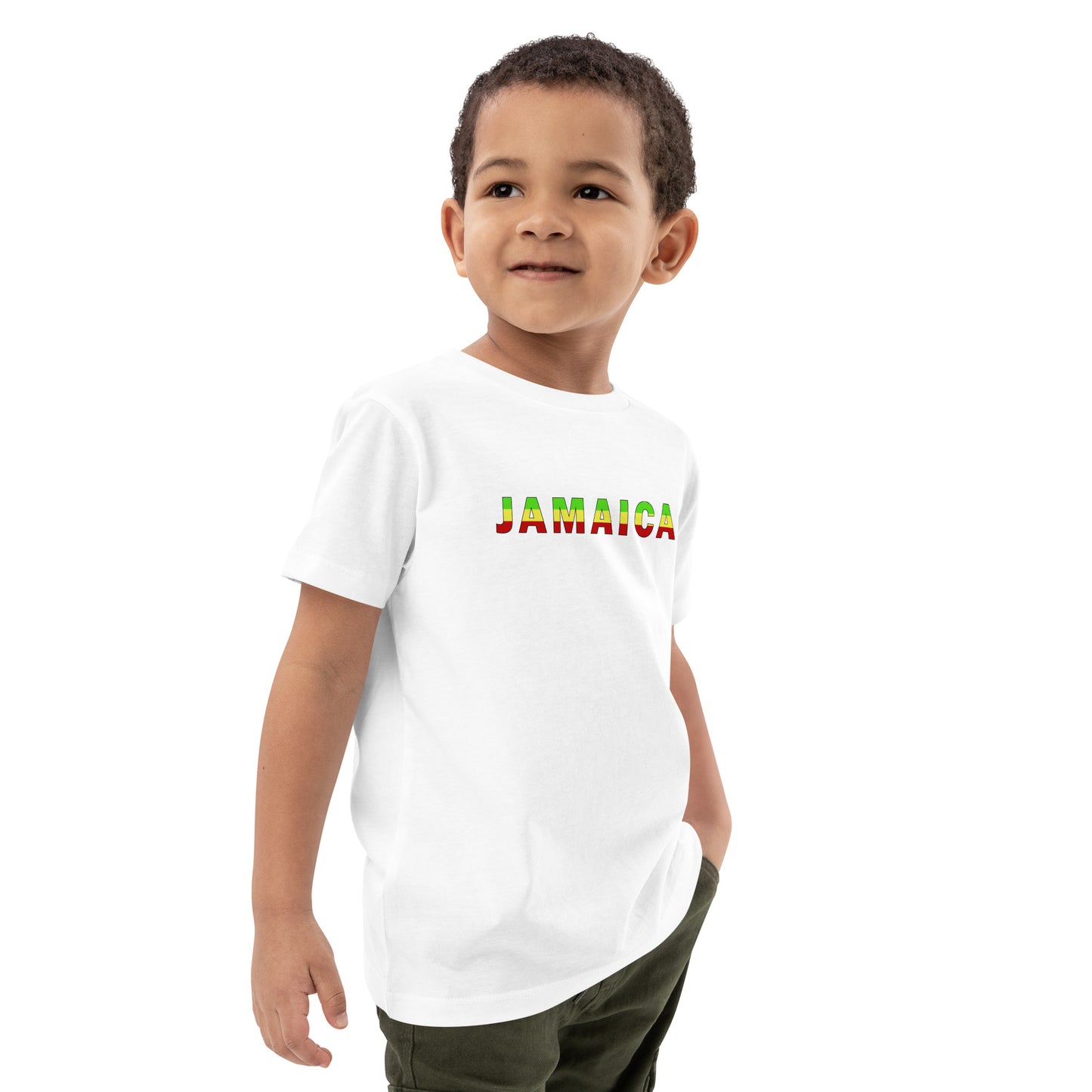 Jamaica Organic cotton kids t-shirt || abasani