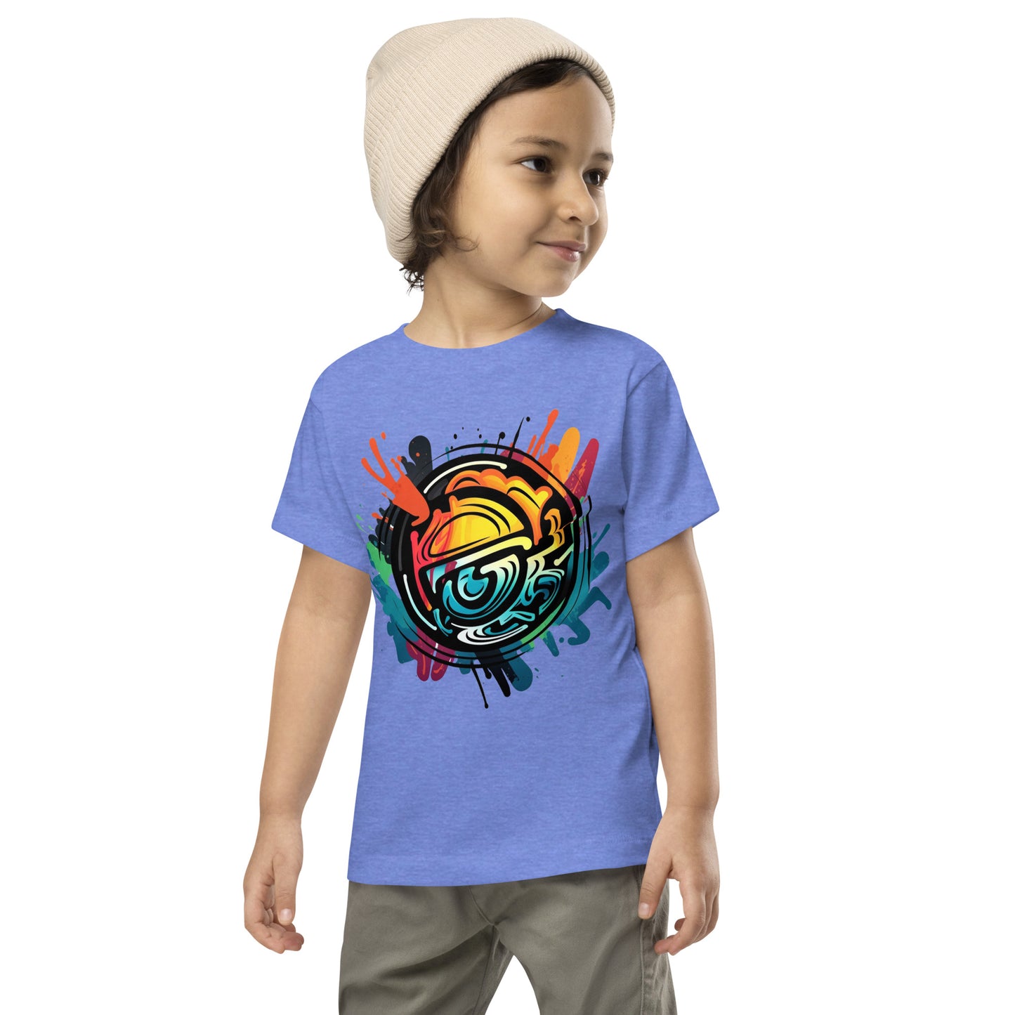 Abstract Art Toddler Short Sleeve Tee || abasani