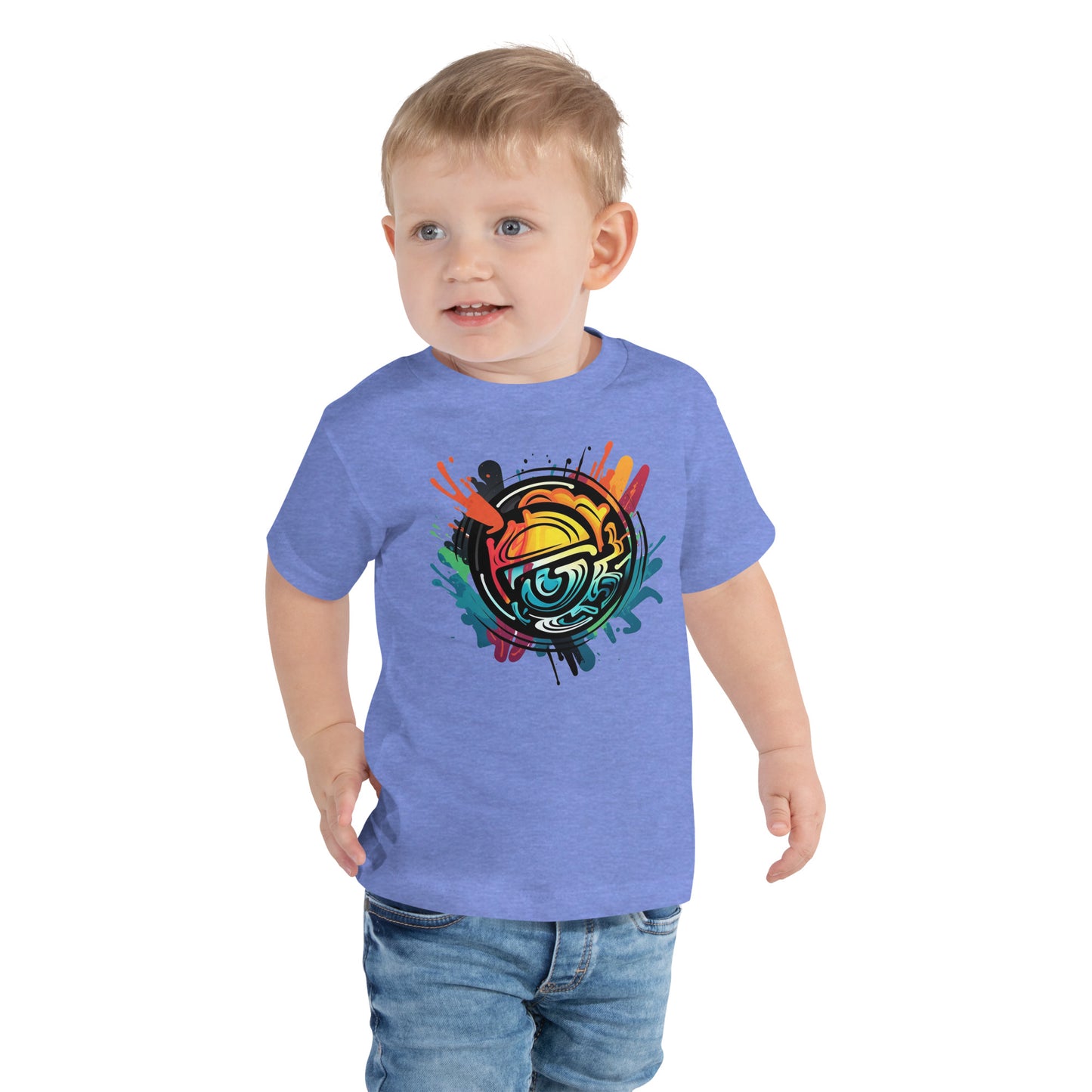 Abstract Art Toddler Short Sleeve Tee || abasani