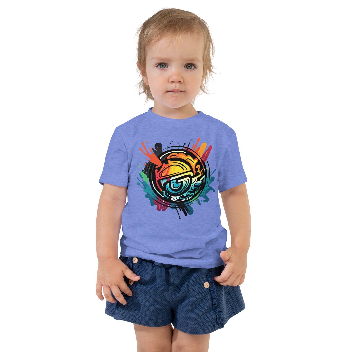 Abstract Art Toddler Short Sleeve Tee || abasani