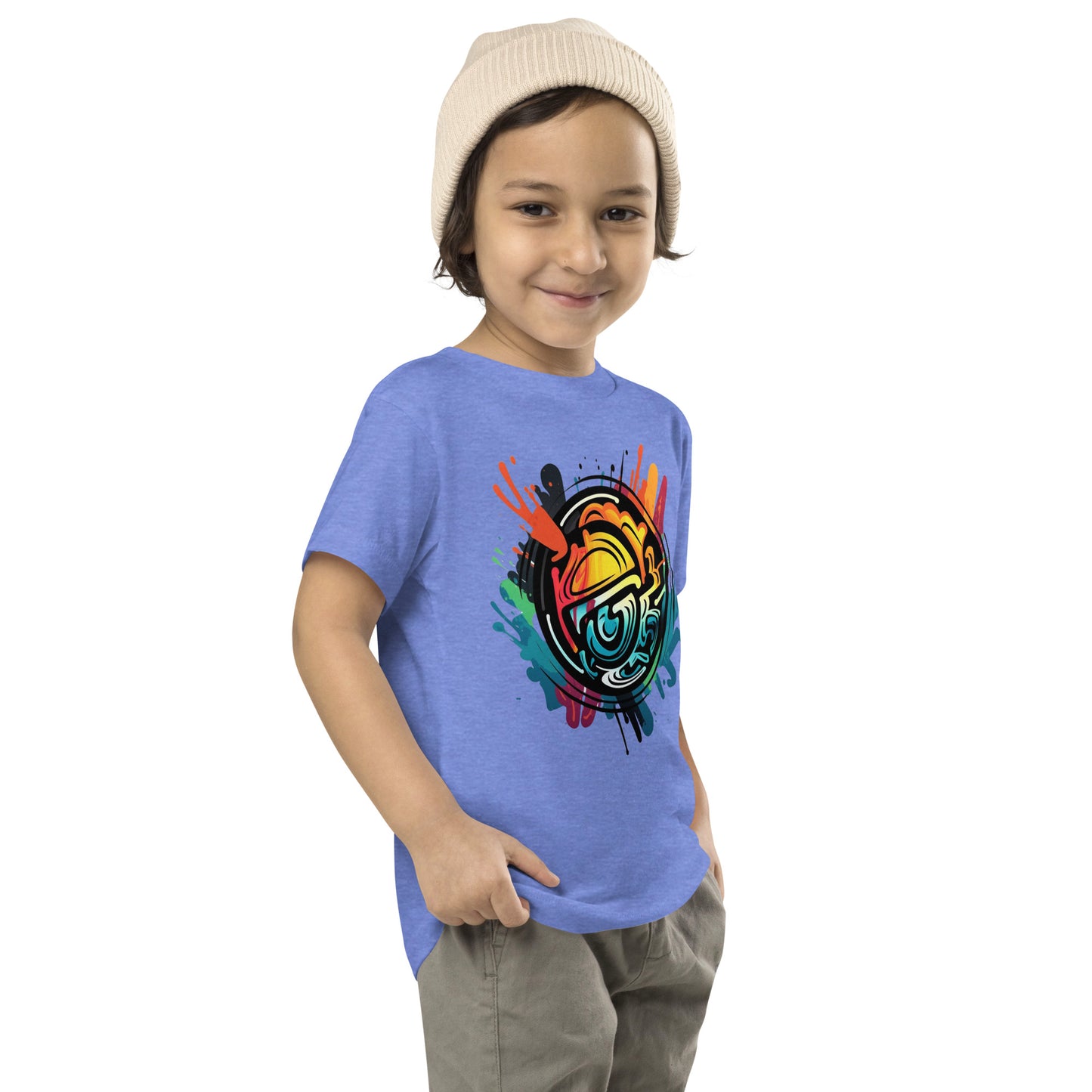 Abstract Art Toddler Short Sleeve Tee || abasani