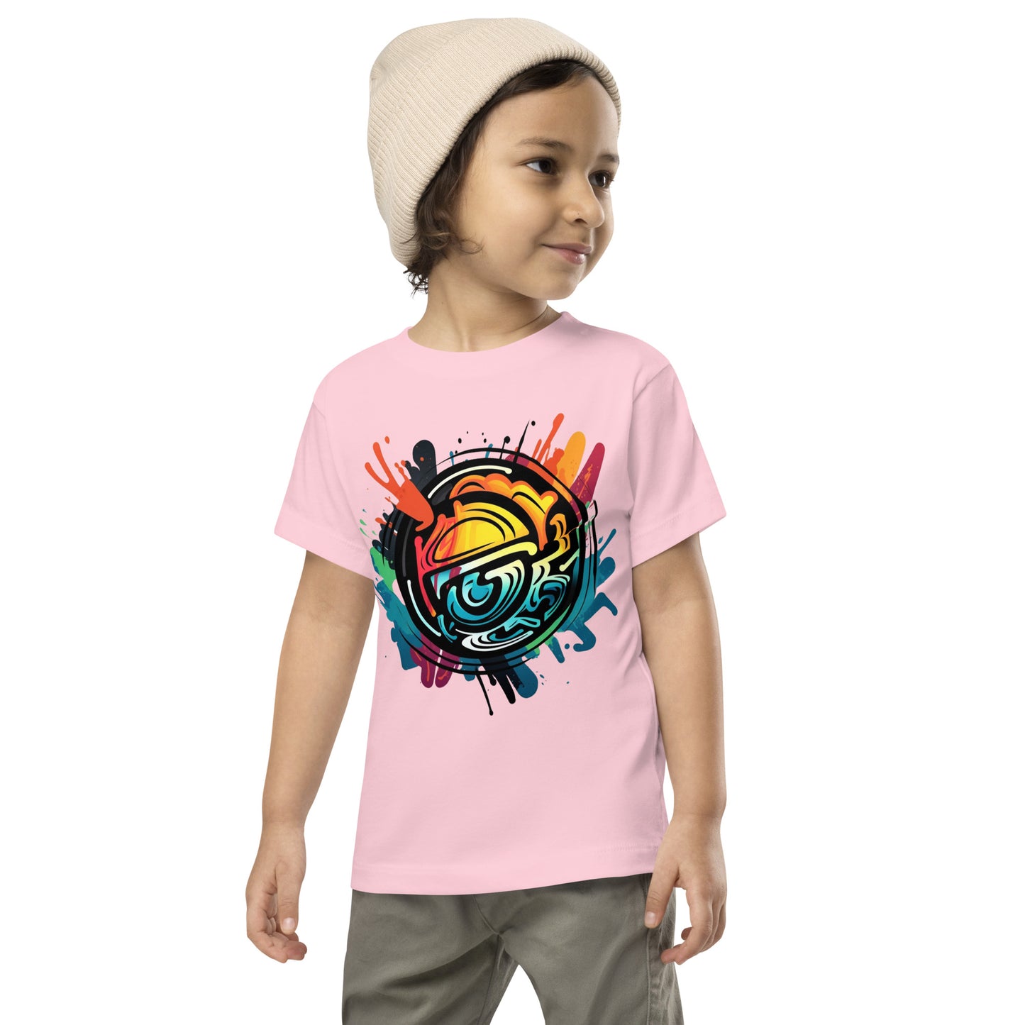 Abstract Art Toddler Short Sleeve Tee || abasani