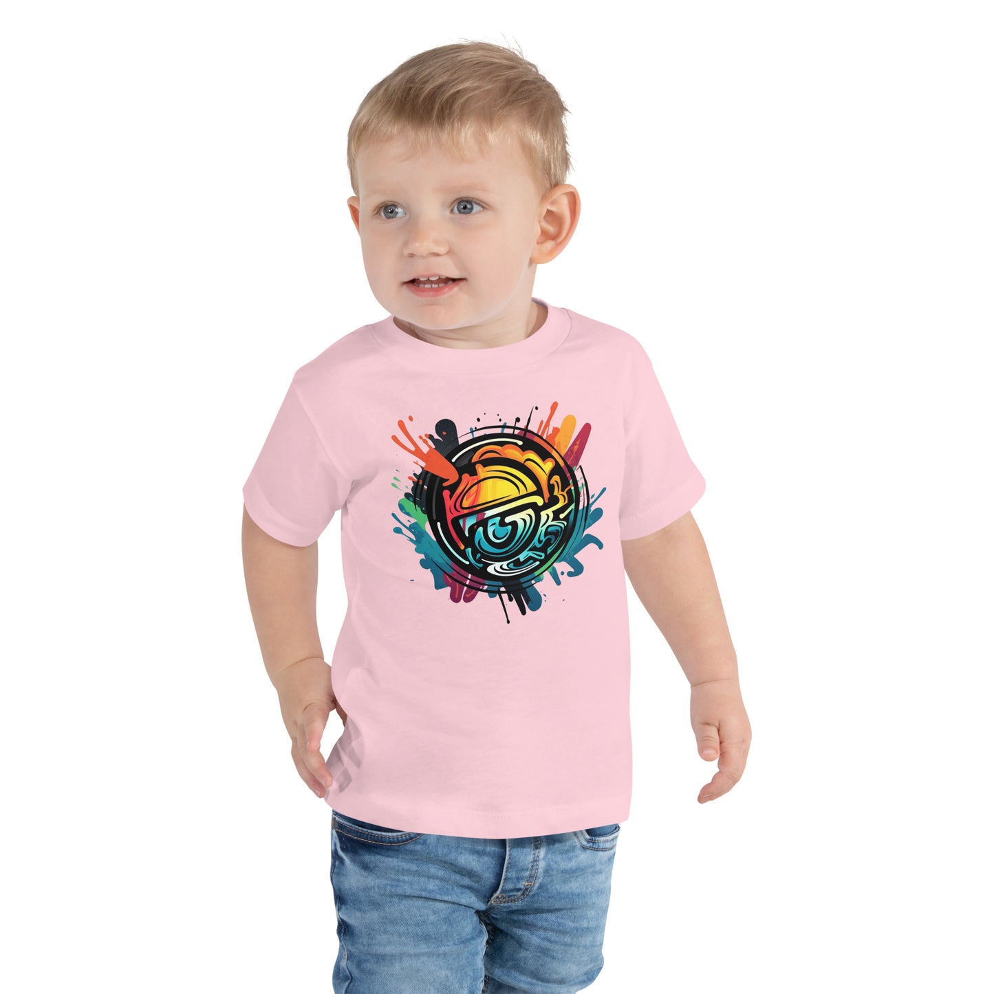 Abstract Art Toddler Short Sleeve Tee || abasani