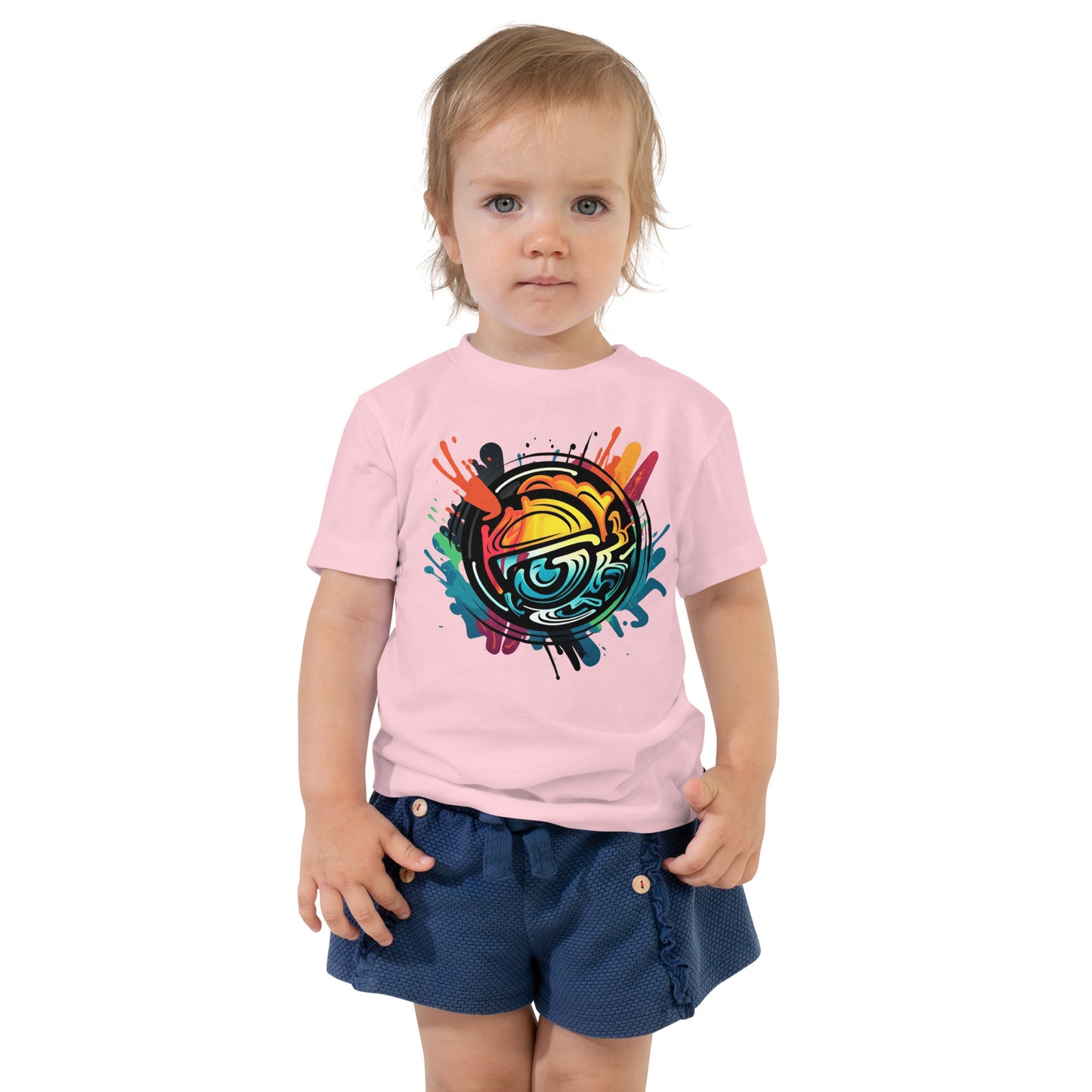 Abstract Art Toddler Short Sleeve Tee || abasani