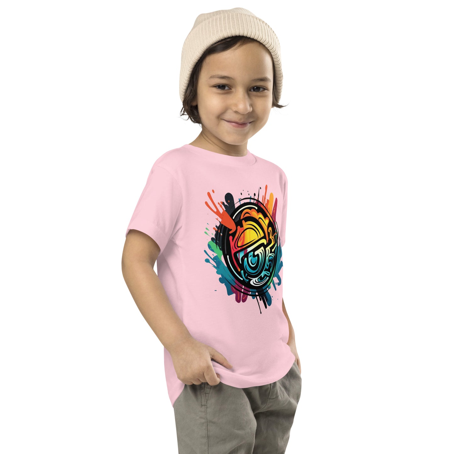 Abstract Art Toddler Short Sleeve Tee || abasani