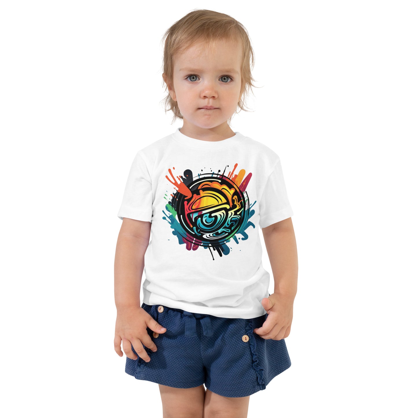 Abstract Art Toddler Short Sleeve Tee || abasani