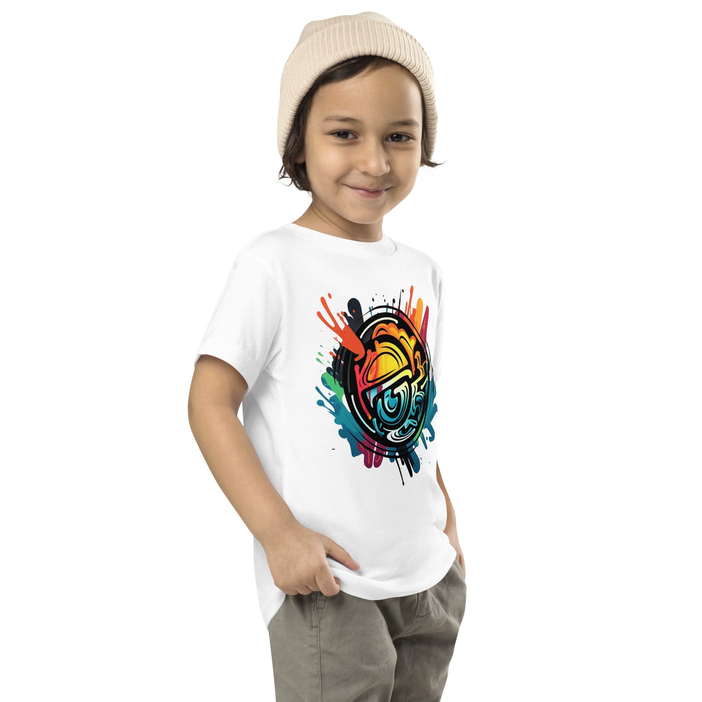 Abstract Art Toddler Short Sleeve Tee || abasani