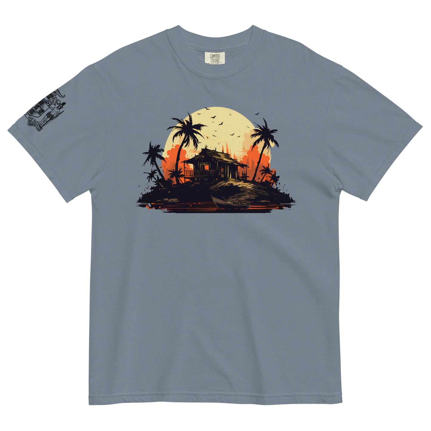 Grunge Island Unisex t-shirt || abasani