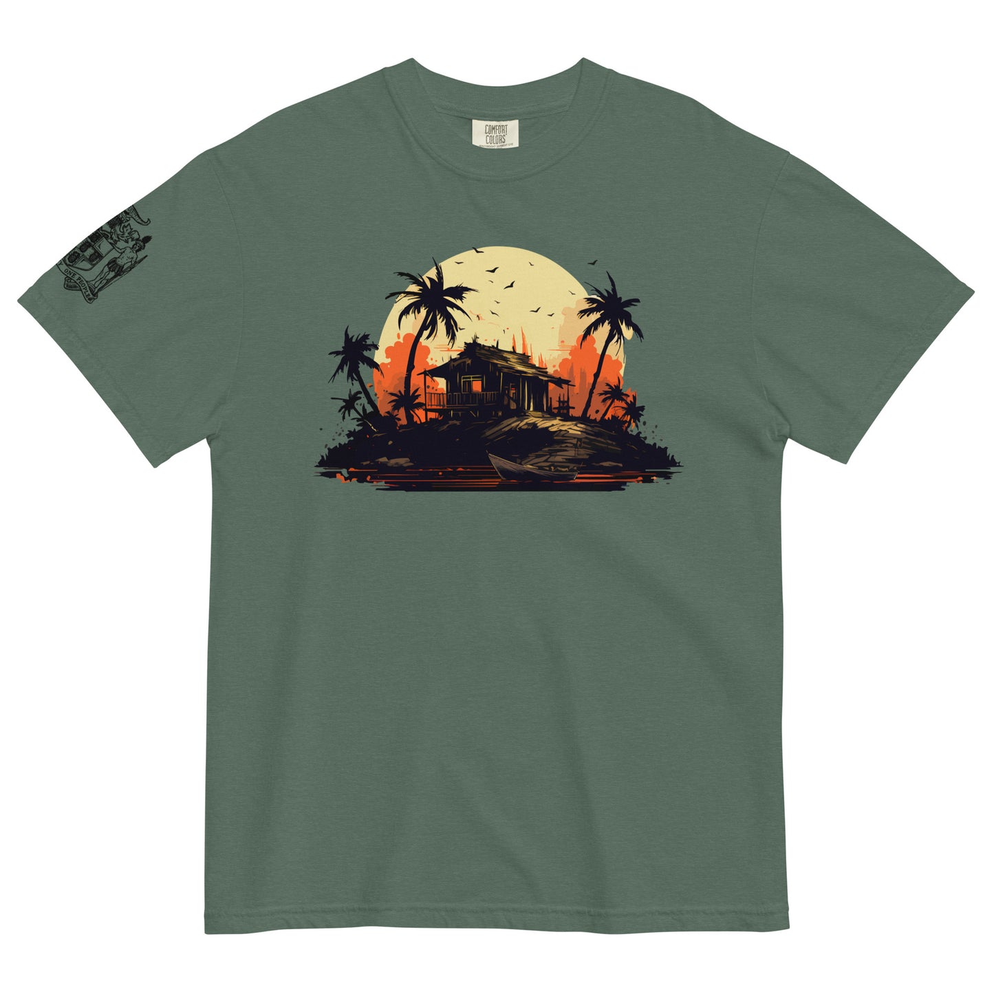 Grunge Island Unisex t-shirt || abasani