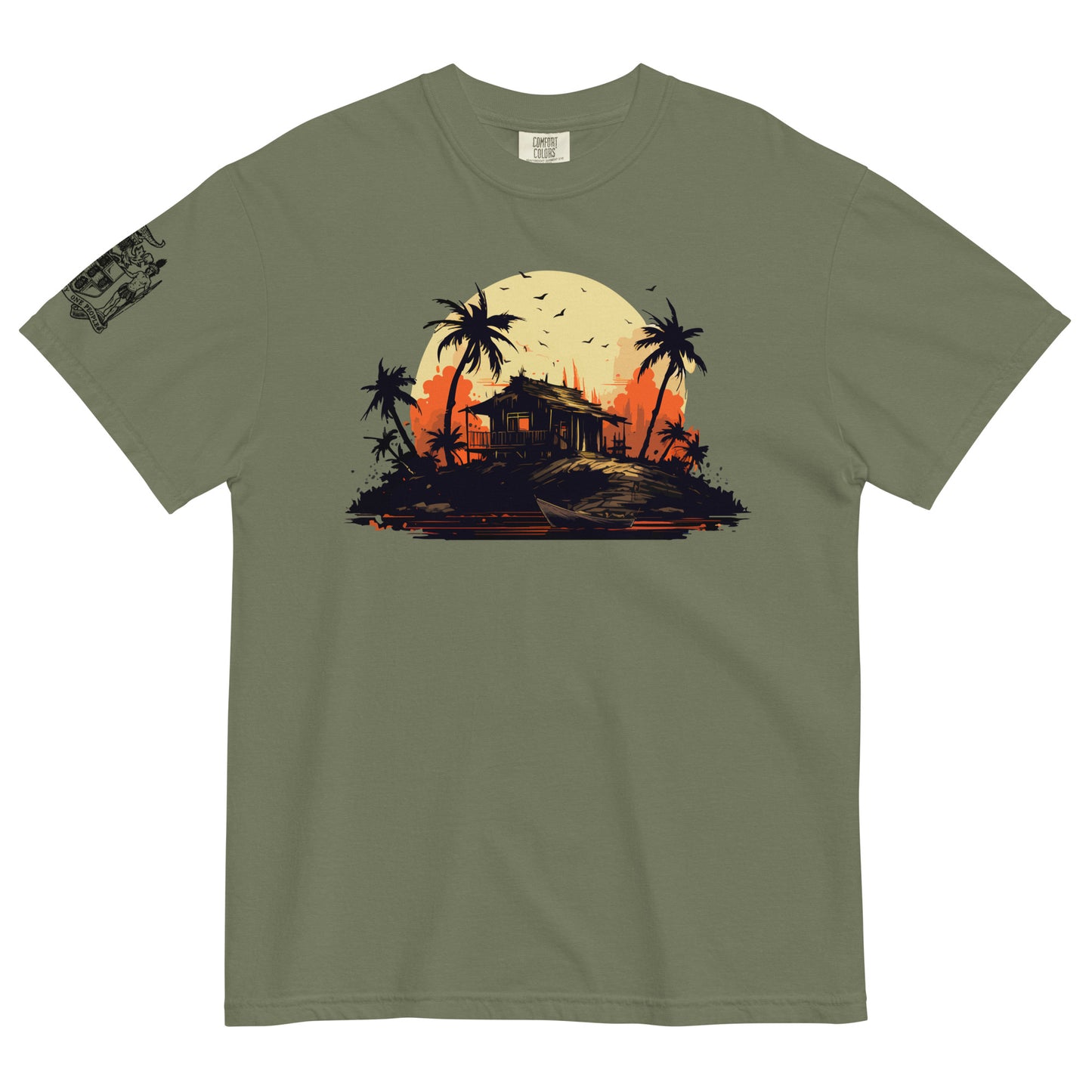 Grunge Island Unisex t-shirt || abasani