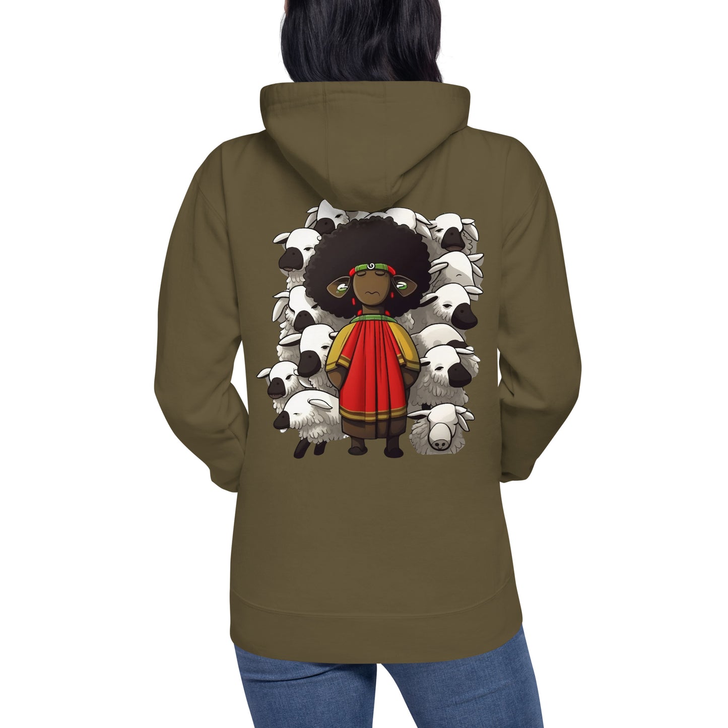 Black Sheep Unisex Hoodie || abasani