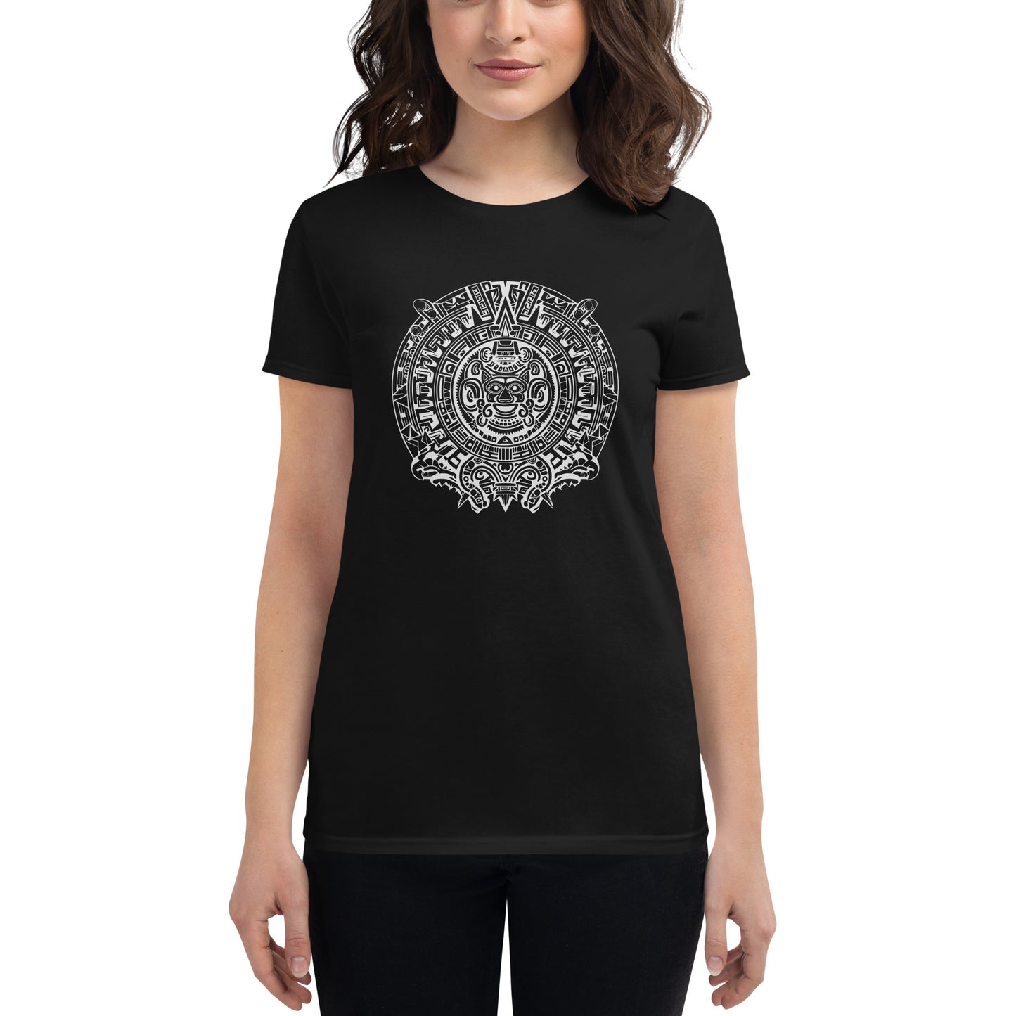 Tribal Aztec Art Women's short sleeve t-shirt || abasani