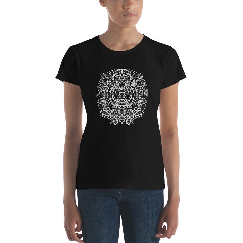 Tribal Aztec Art Women's short sleeve t-shirt || abasani