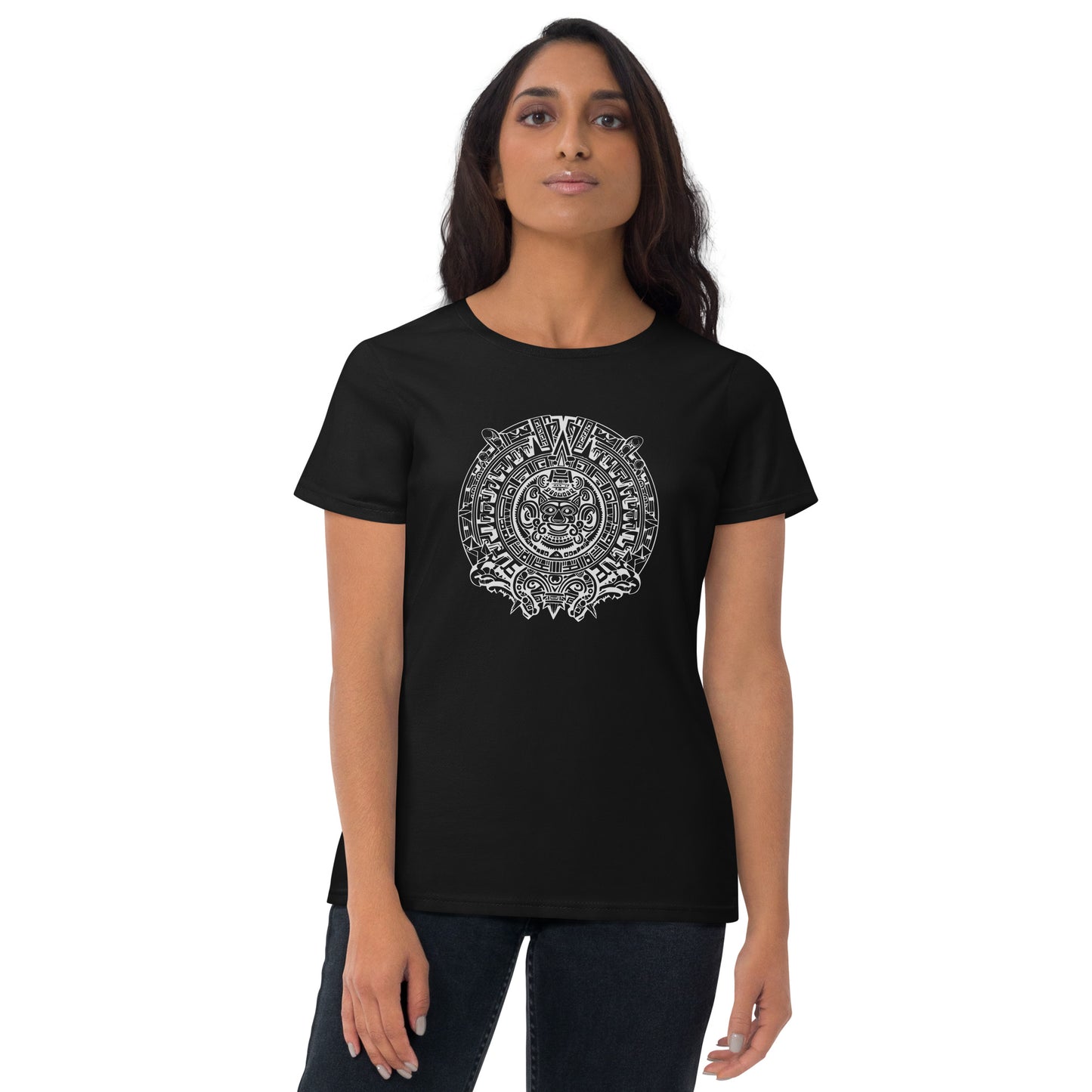 Tribal Aztec Art Women's short sleeve t-shirt || abasani