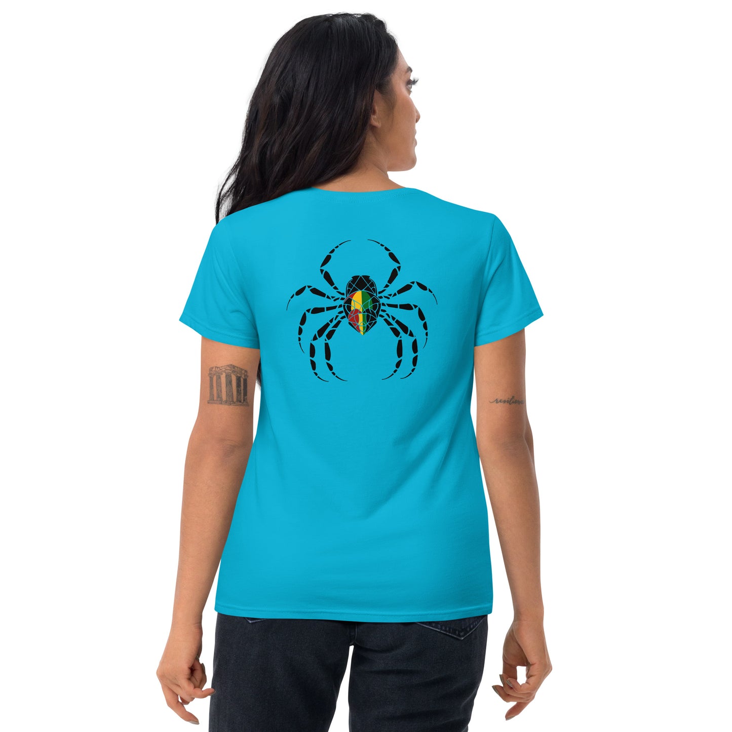 Afro-Caribbean Crab Women's short sleeve t-shirt || abasani