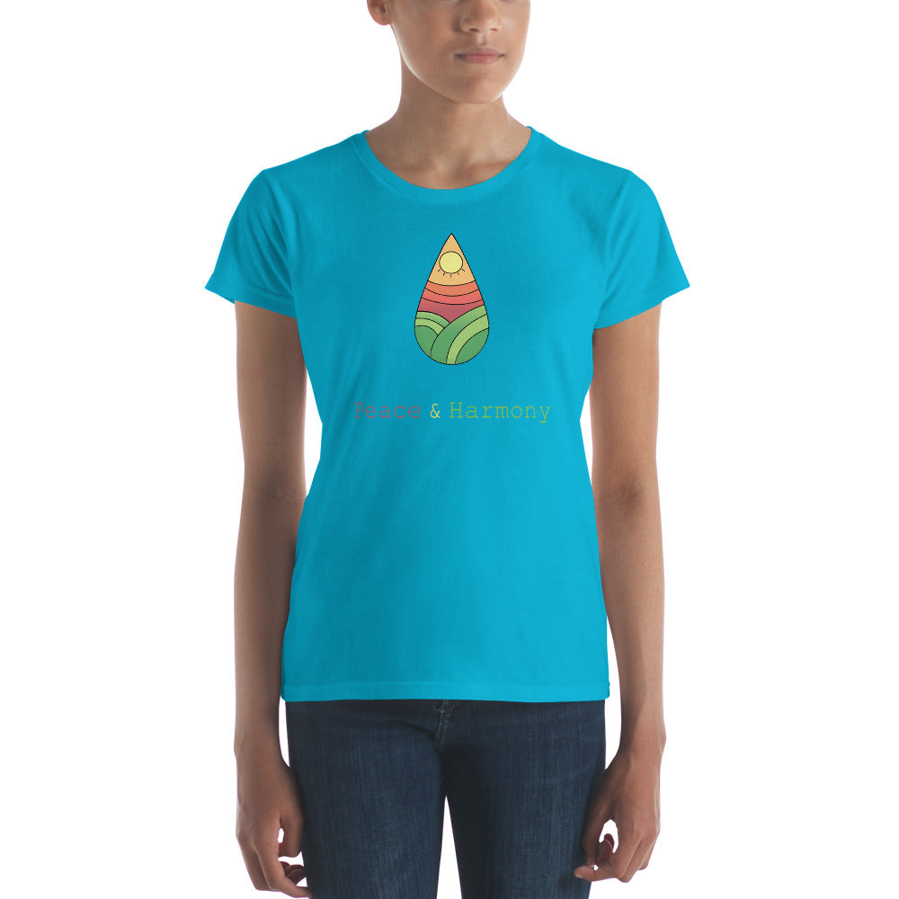 Tear Drop Landscape Women's short sleeve t-shirt