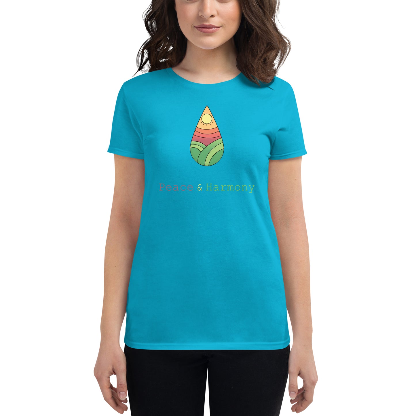 Tear Drop Landscape Women's short sleeve t-shirt