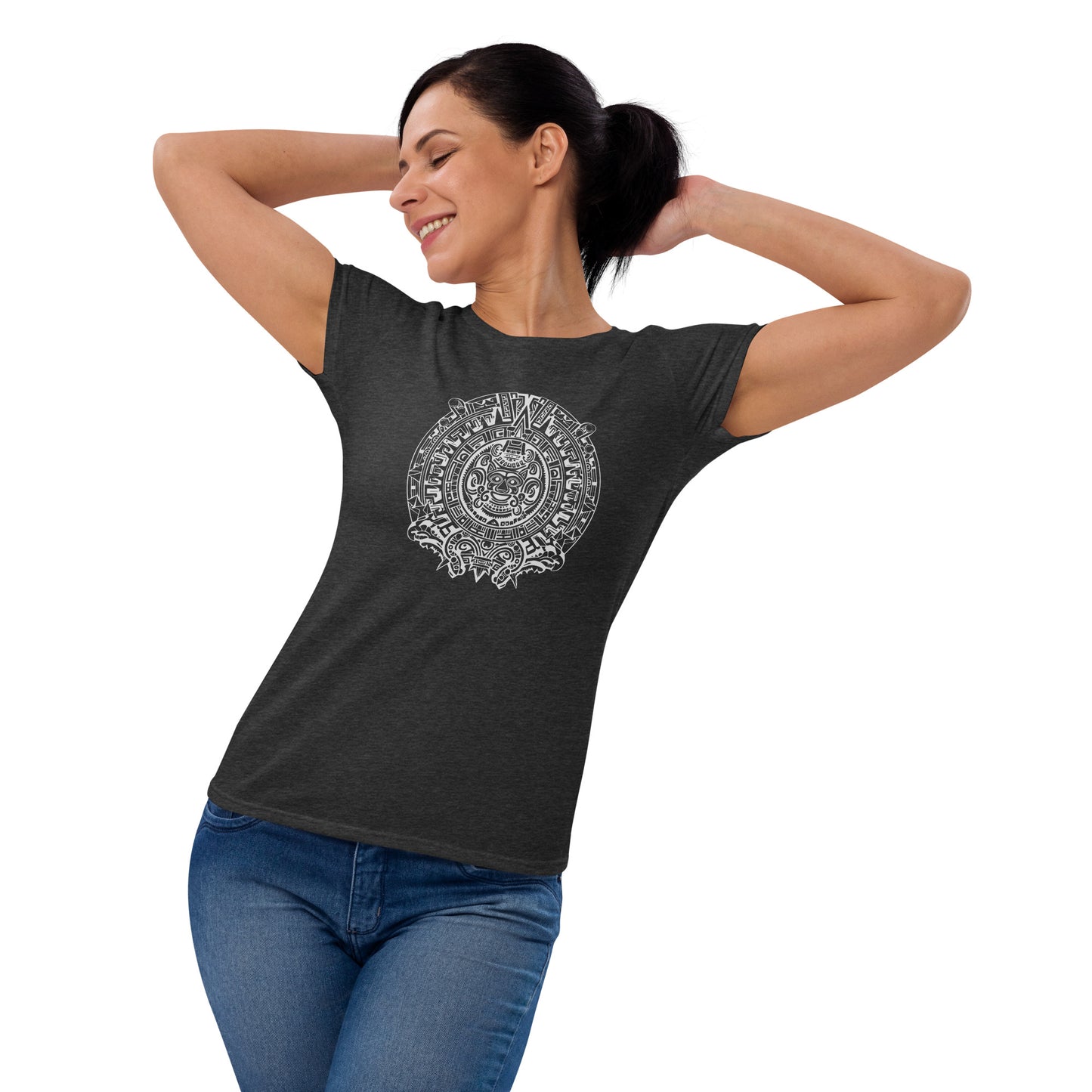 Tribal Aztec Art Women's short sleeve t-shirt || abasani