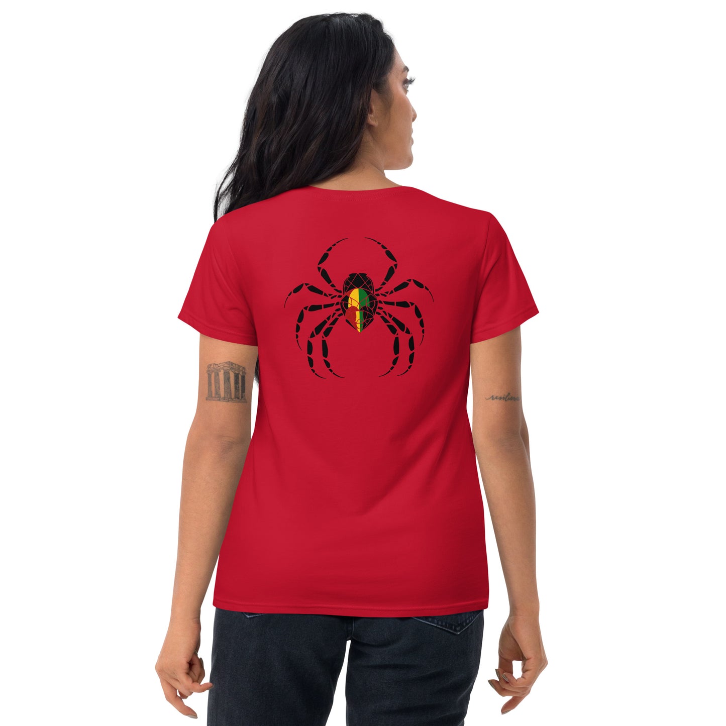 Afro-Caribbean Crab Women's short sleeve t-shirt || abasani