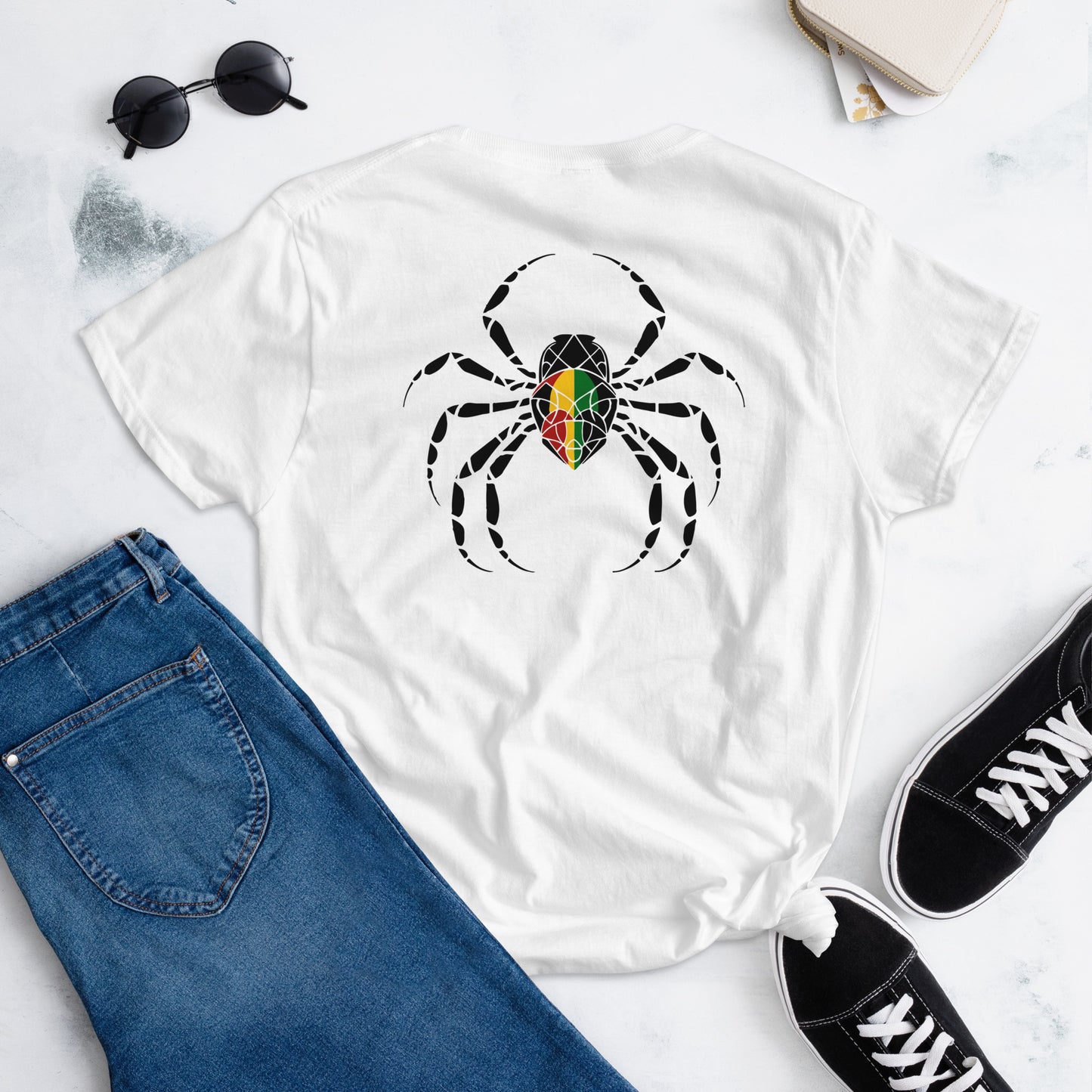 Afro-Caribbean Crab Women's short sleeve t-shirt || abasani