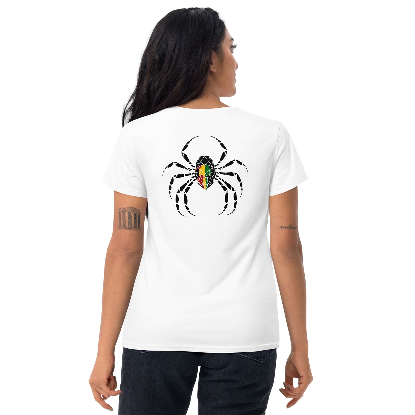 Afro-Caribbean Crab Women's short sleeve t-shirt || abasani