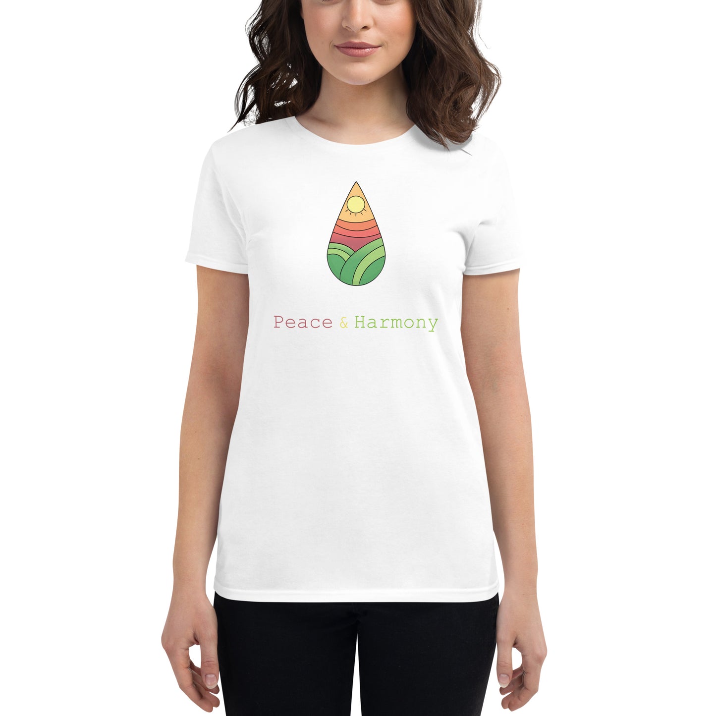 Tear Drop Landscape Women's short sleeve t-shirt