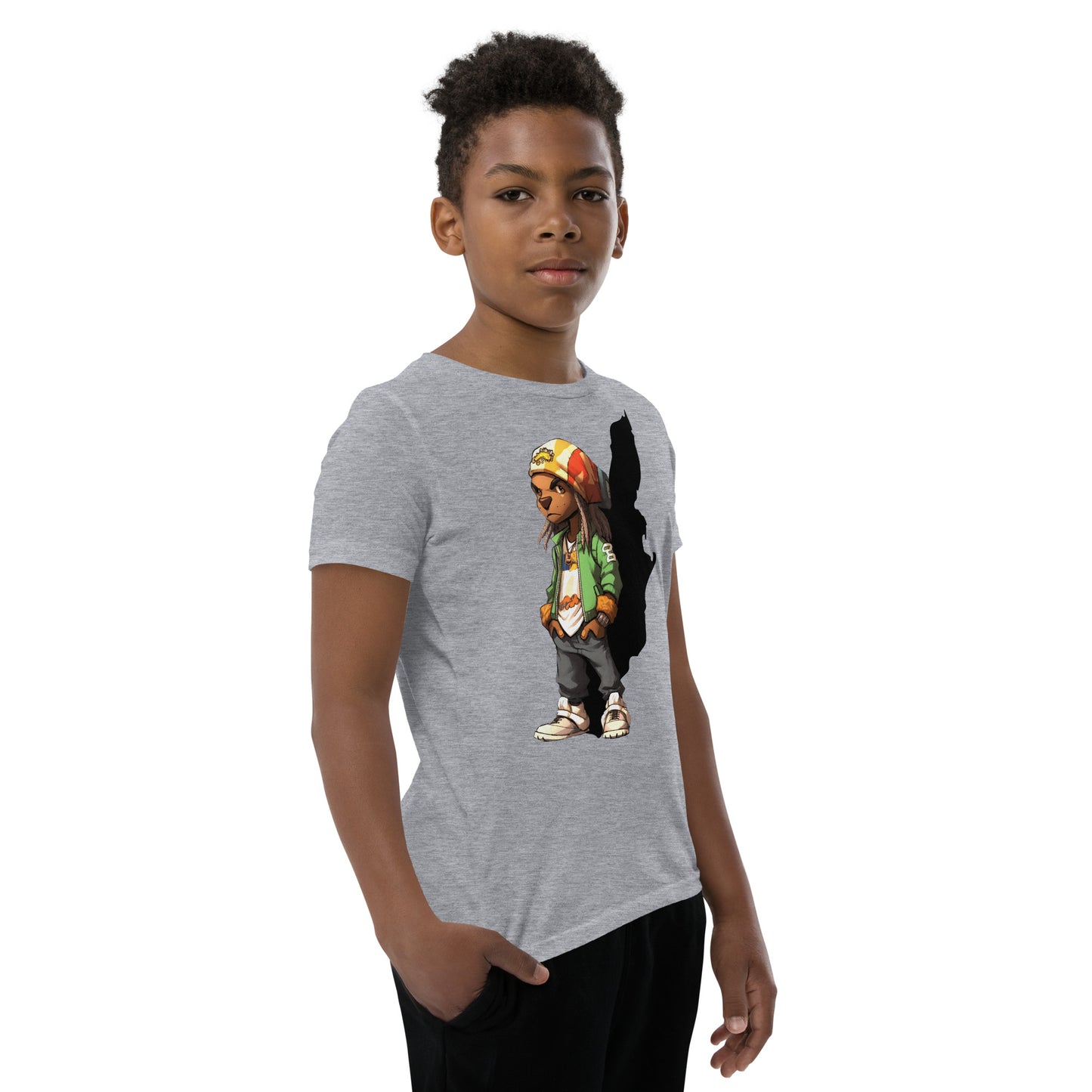 Young Lion Youth Short Sleeve T-Shirt || abasani