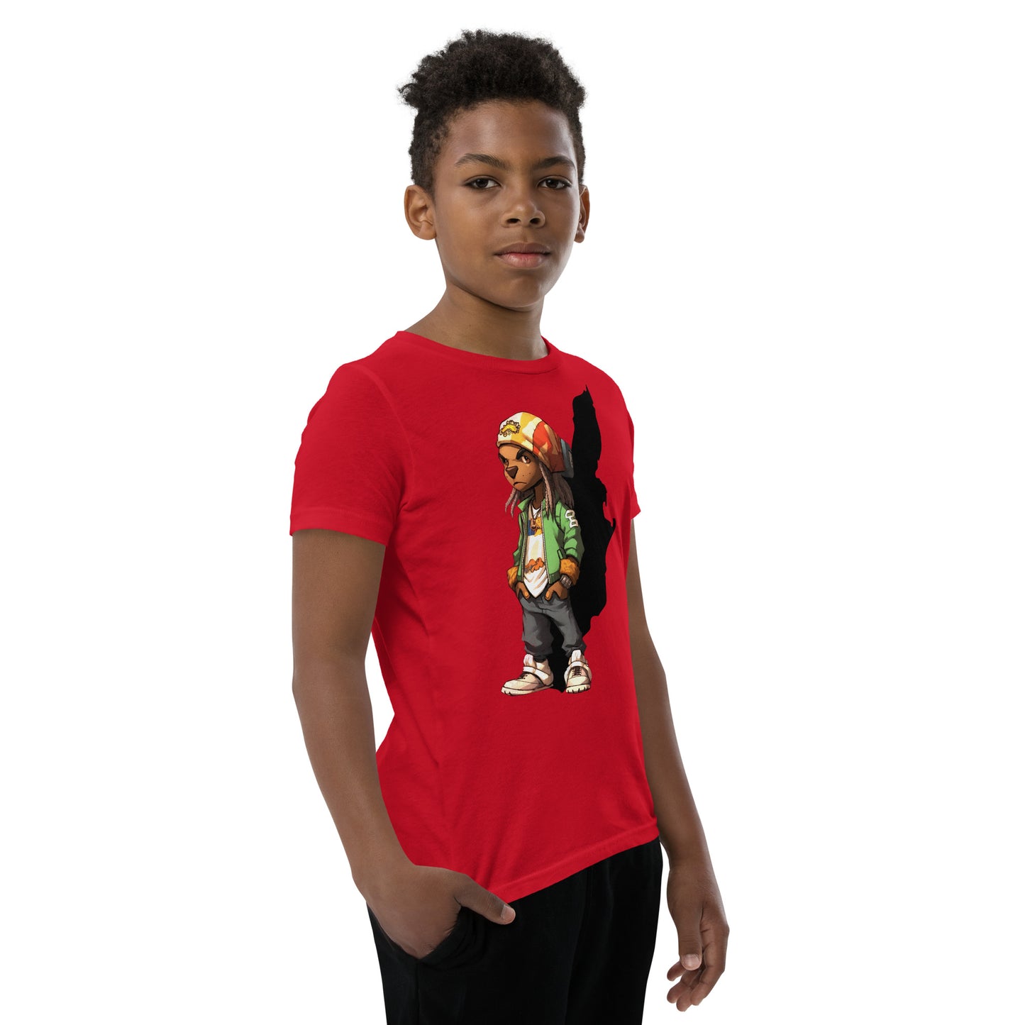 Young Lion Youth Short Sleeve T-Shirt || abasani